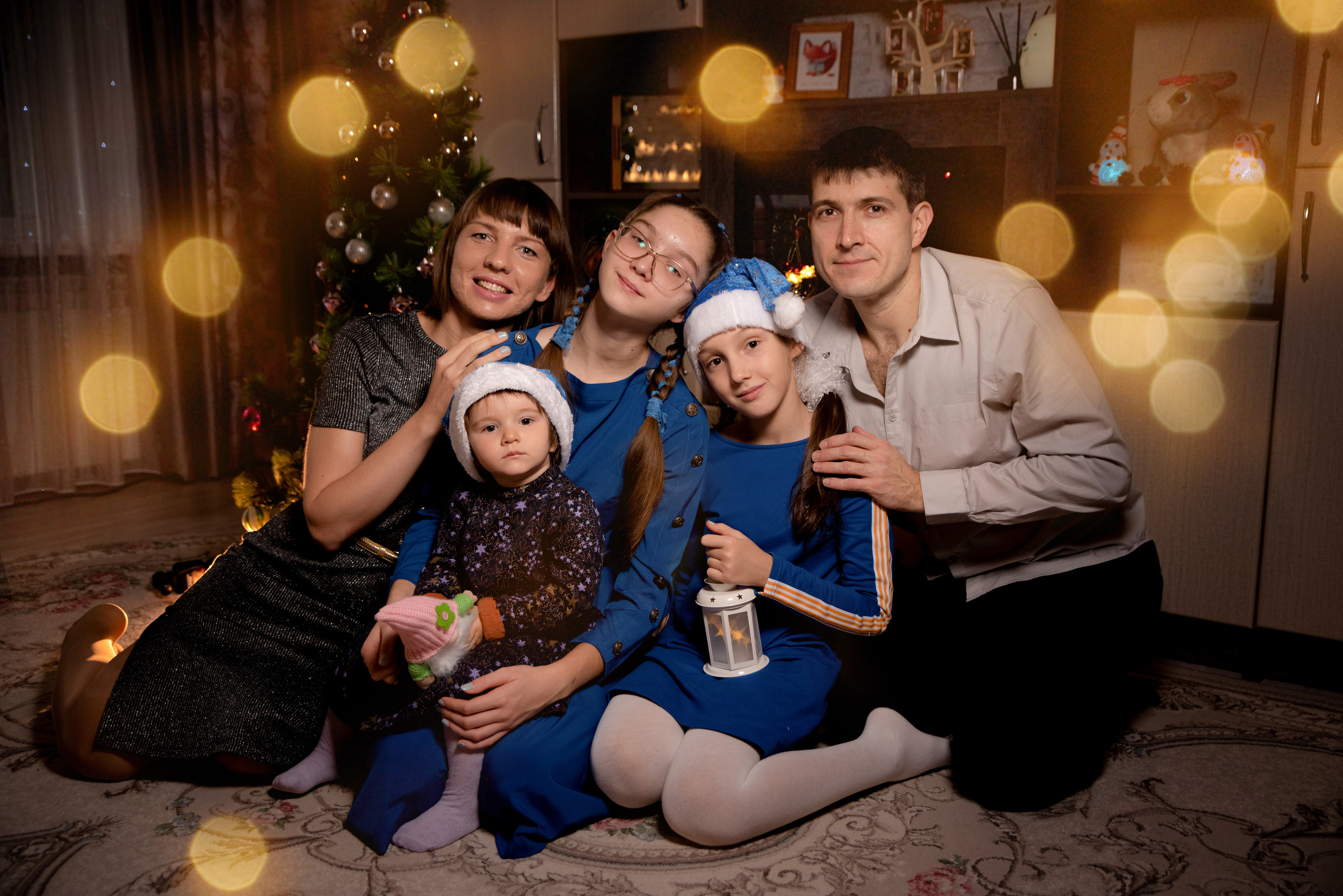 Домашняя новогодняя фотосессия. Семейный и детский фотограф в Туле Светлана Воронкова