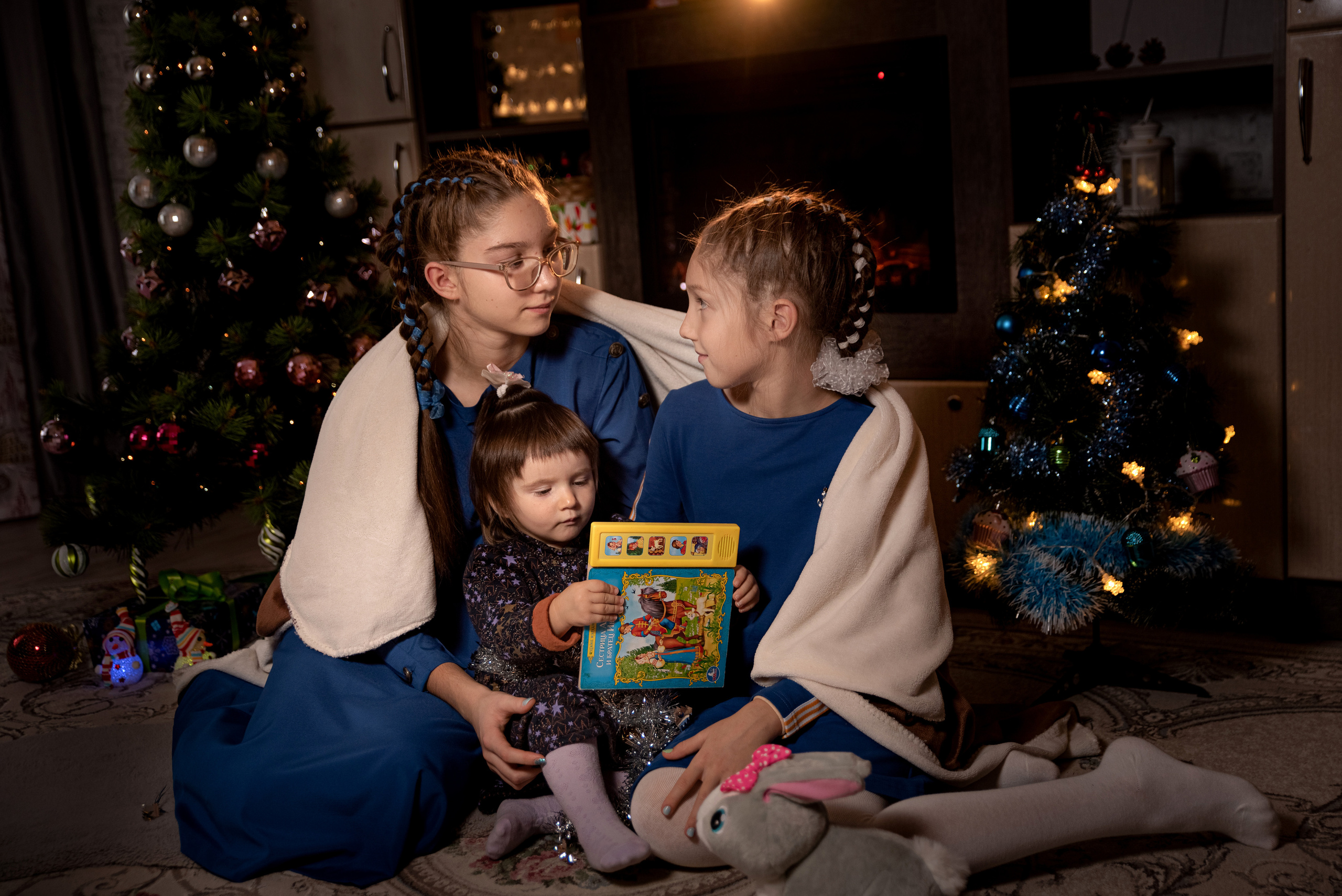 Домашняя новогодняя фотосессия. Семейный и детский фотограф в Туле Светлана Воронкова
