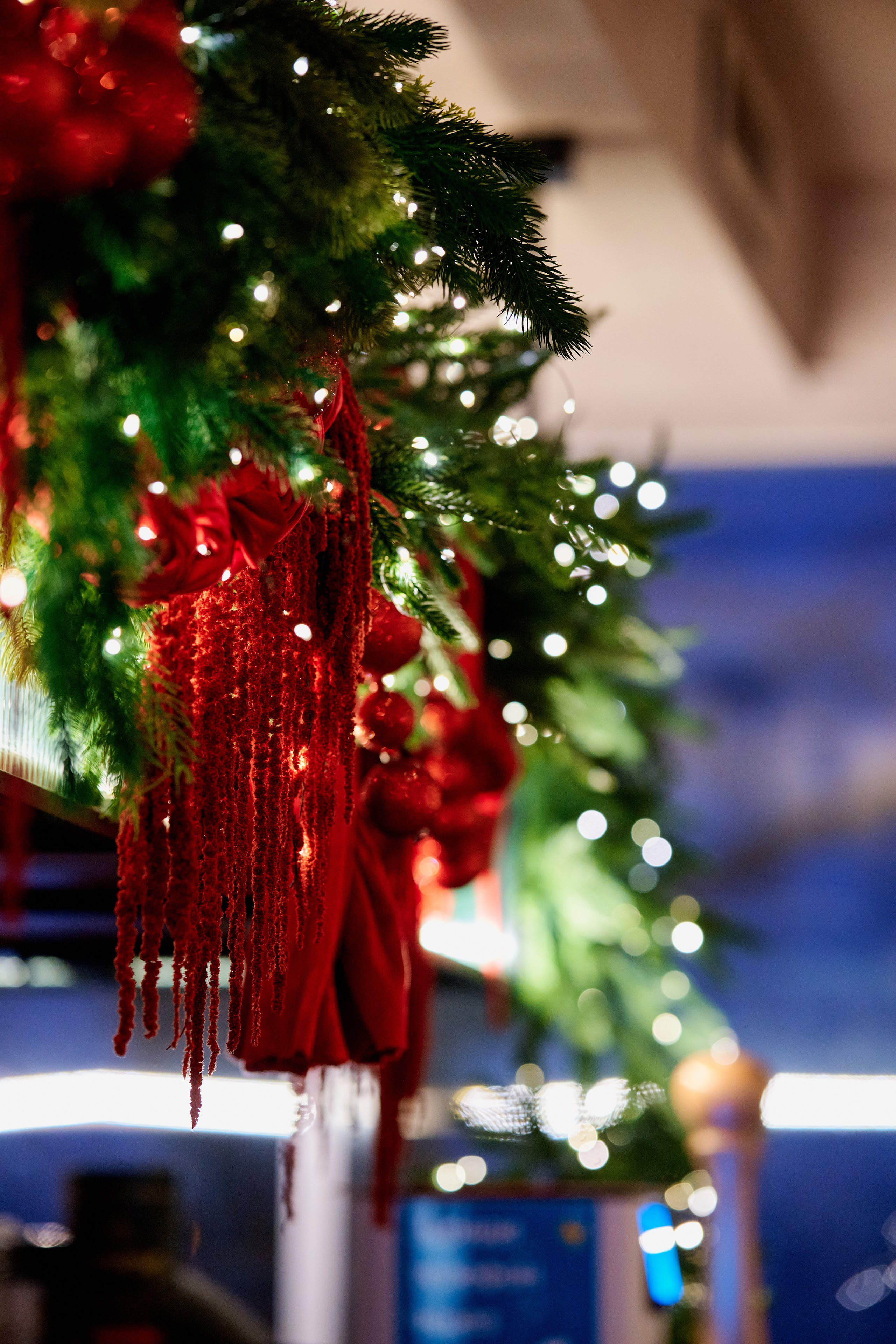 Новогодний декор ресторана Альбатрос. Фотограф Таганрог Анна Трайжон