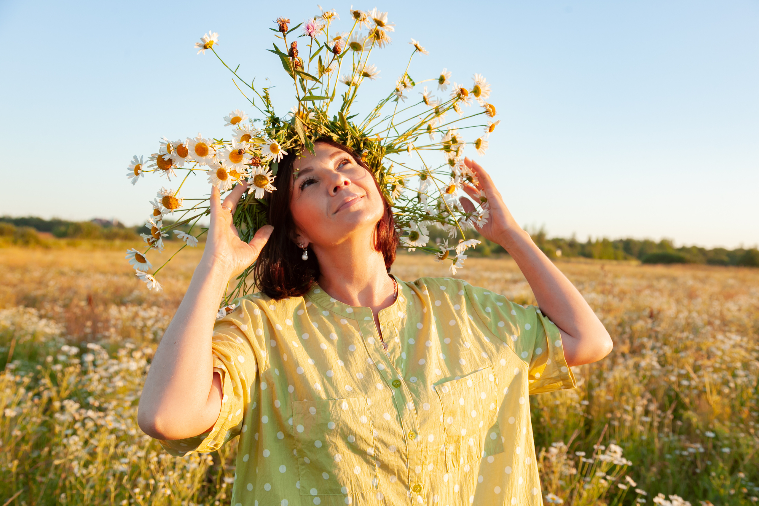 Ромашковое настроение. Фотограф Татьяна Воронова, Детские и Семейные фото