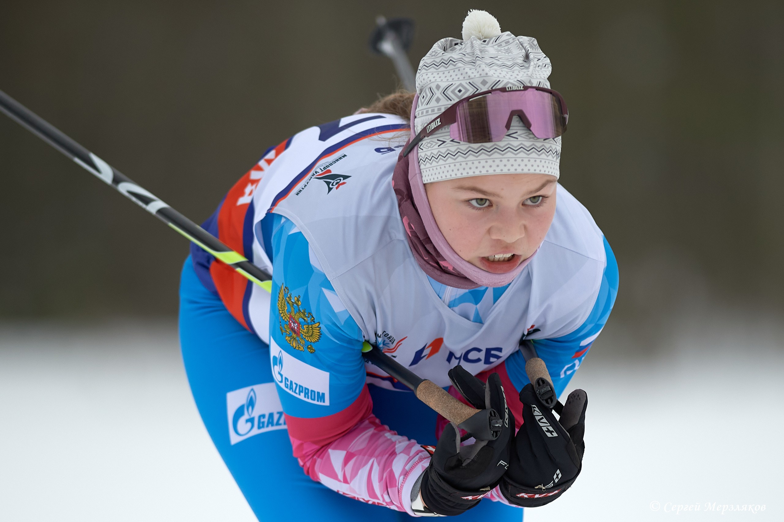 Всероссийские соревнования по лыжным гонкам на призы ЗМС Галины Кулаковой. Спортивный репортажный фотограф в Ижевске Сергей Мерзляков
