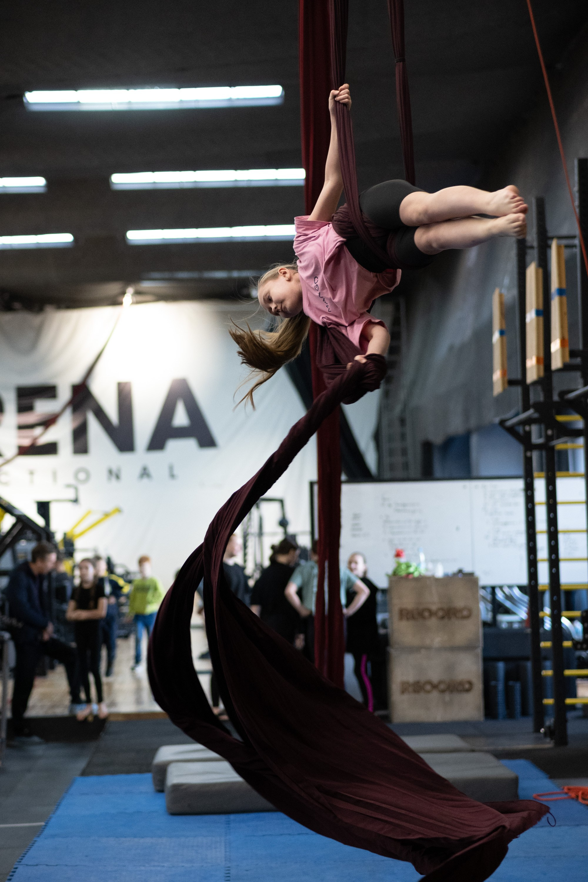 Внутриклубные соревнования по воздушной гимнастике 02.04.23