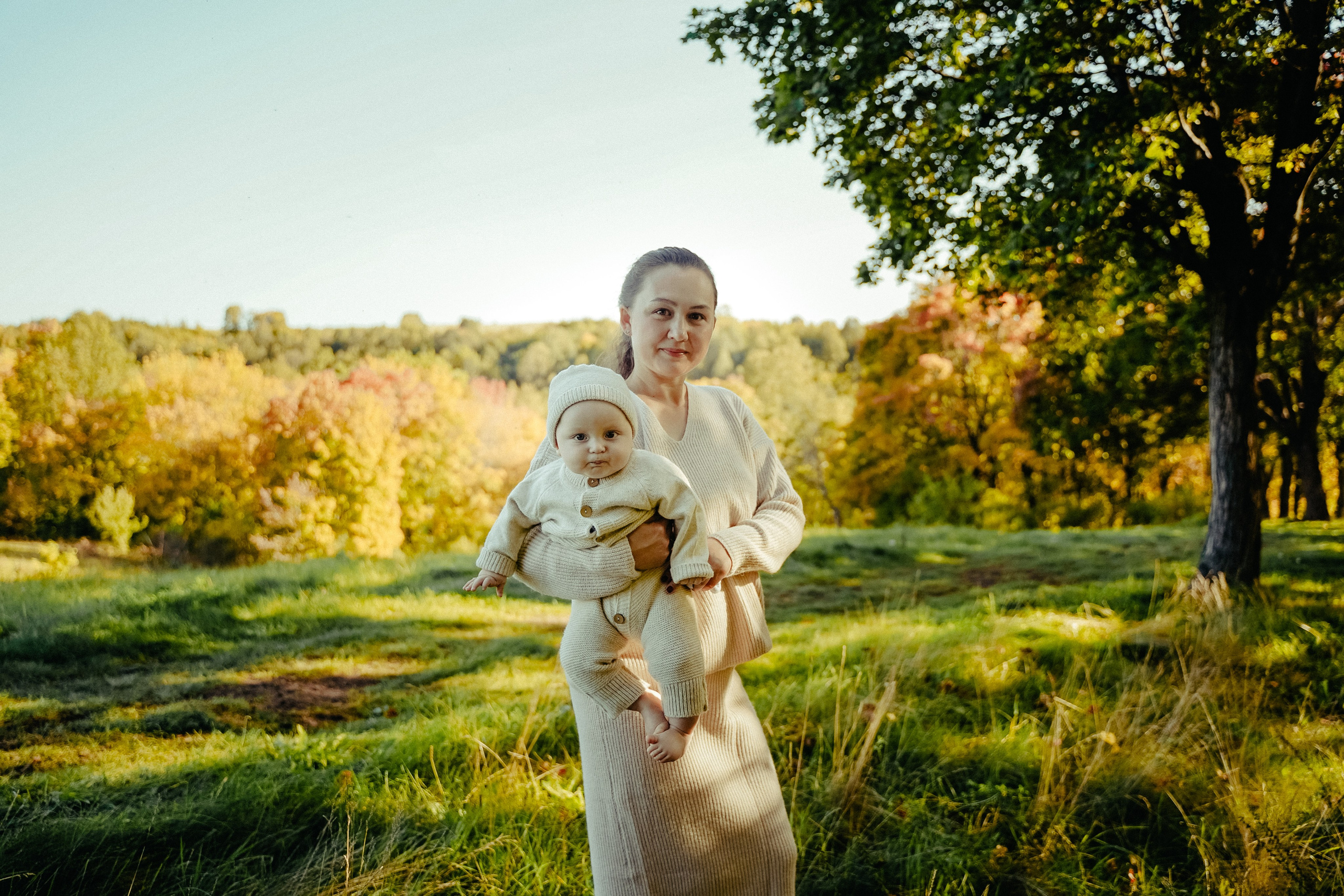 Семейная съемка осенью