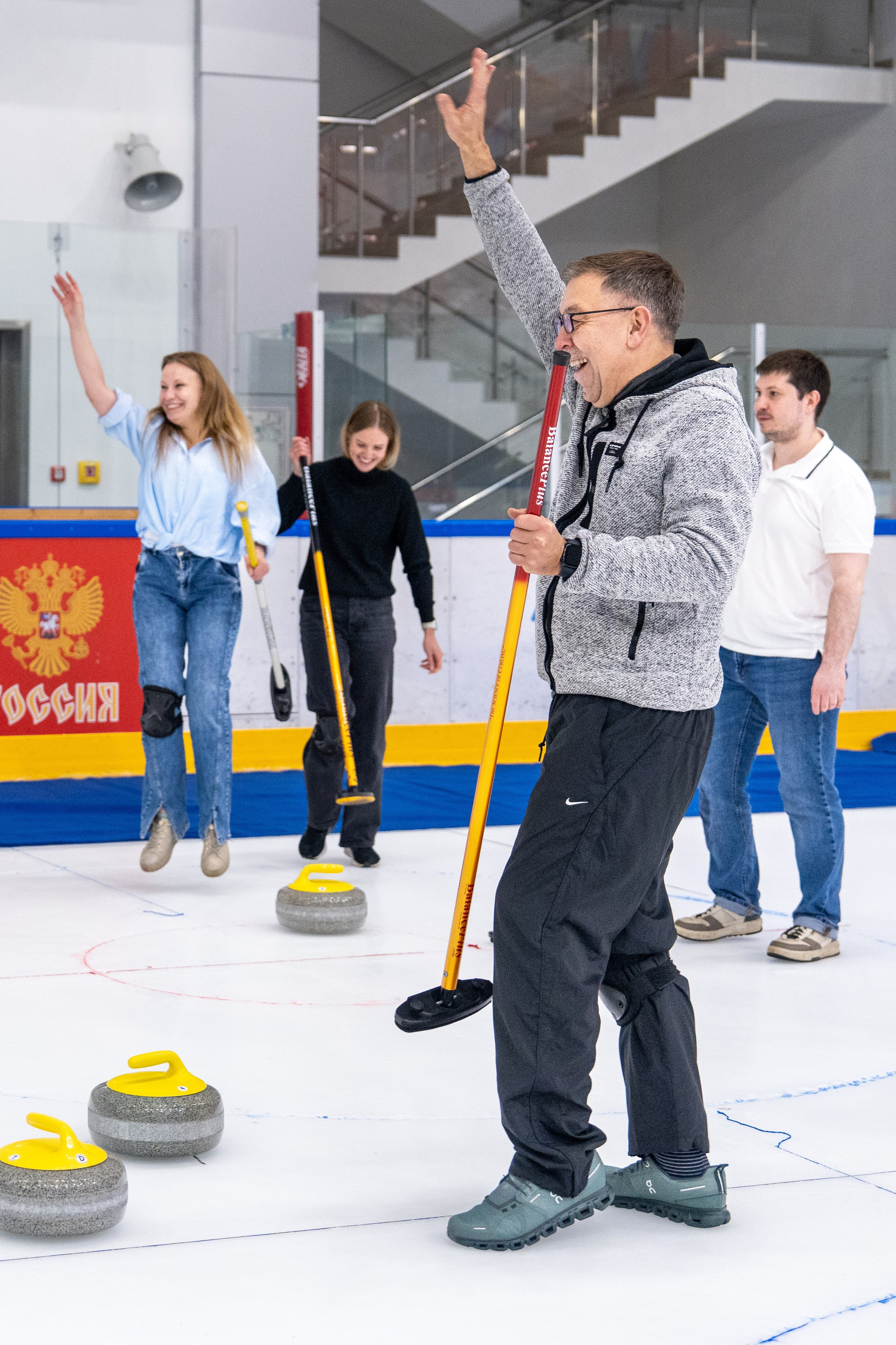 Керлинг для компании Р-Фарм. Репортажный фотограф в Красной Поляне и Сочи Павлюченко Екатерина