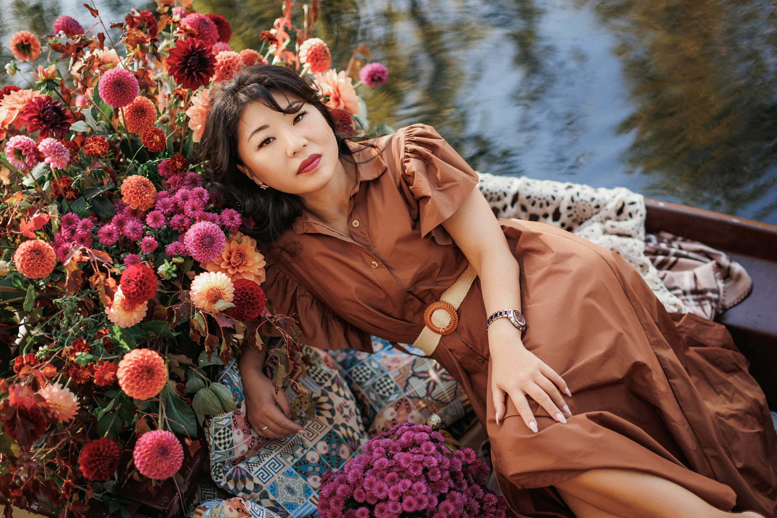 Фотопроект «Лодка в цветах». Свадебный, семейный и детский фотограф в городе Партизанск, Находка