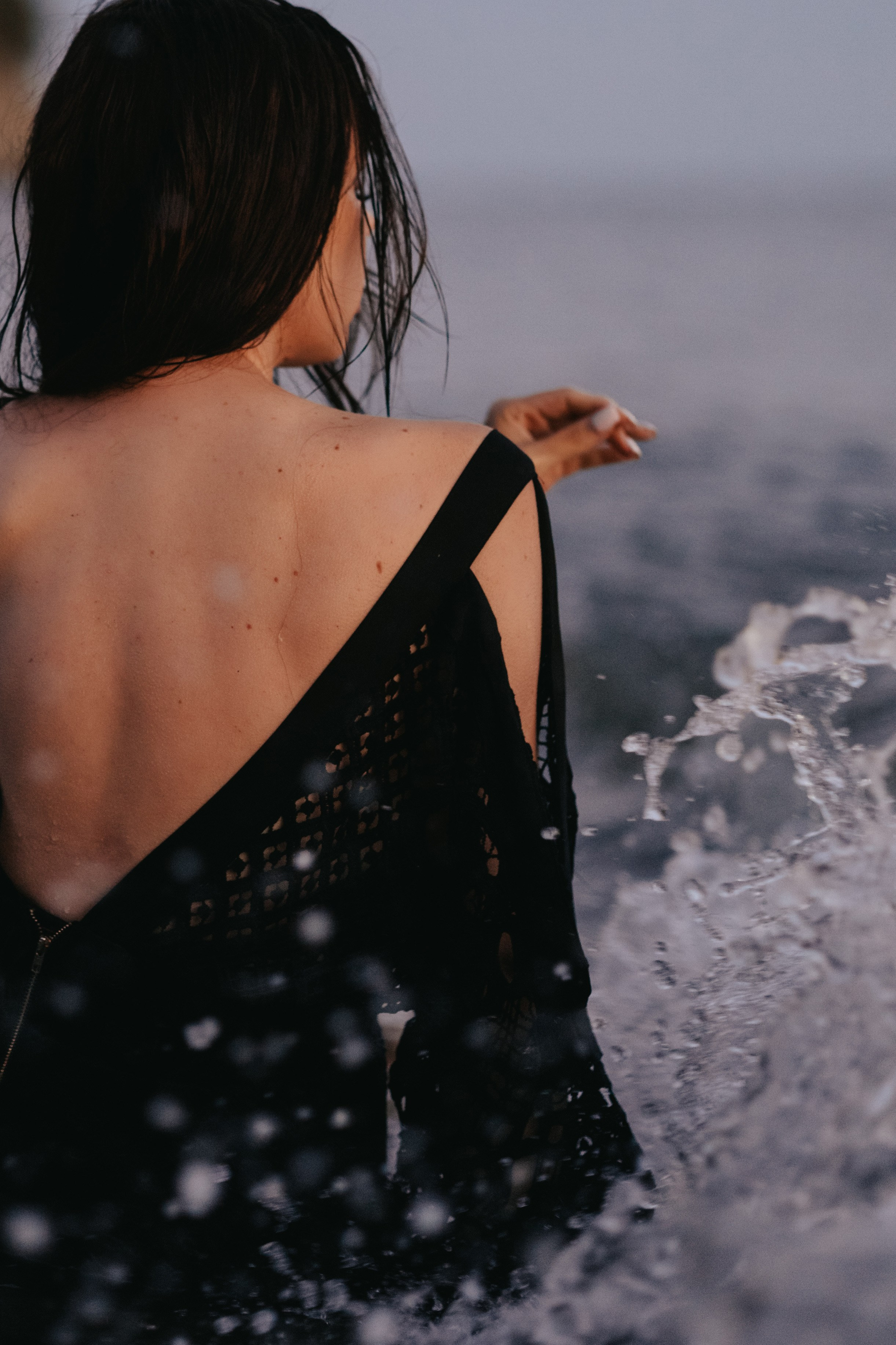 Юлия. Заката на скале Парус. Семейный и портретный фотограф в Геленджике Любовь Бодрова