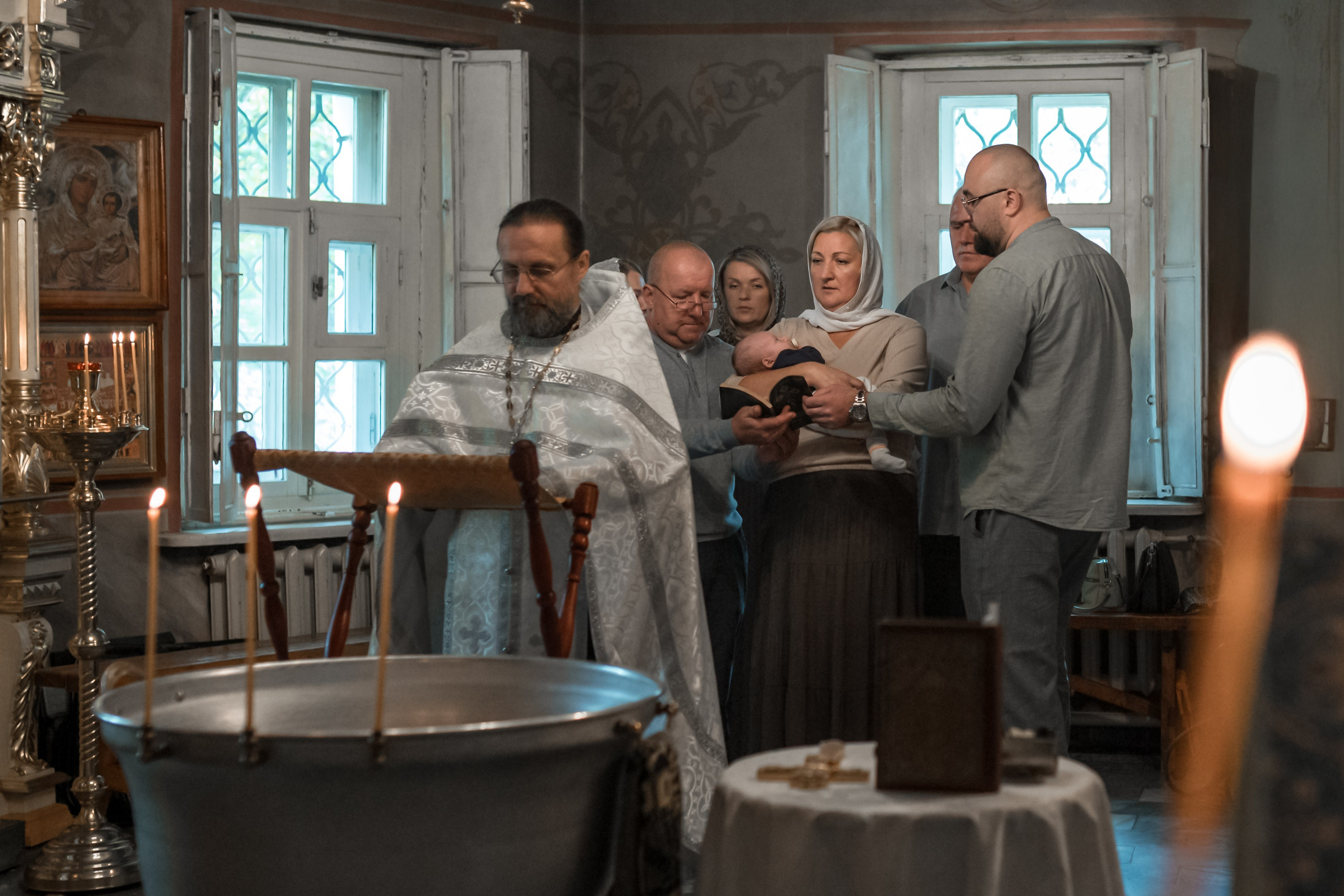 Крещение Ивана (Одинцово. Преображенская церковь в Юдино). Фотограф Стеценко Наталия. Одинцово, Москва, Московская область