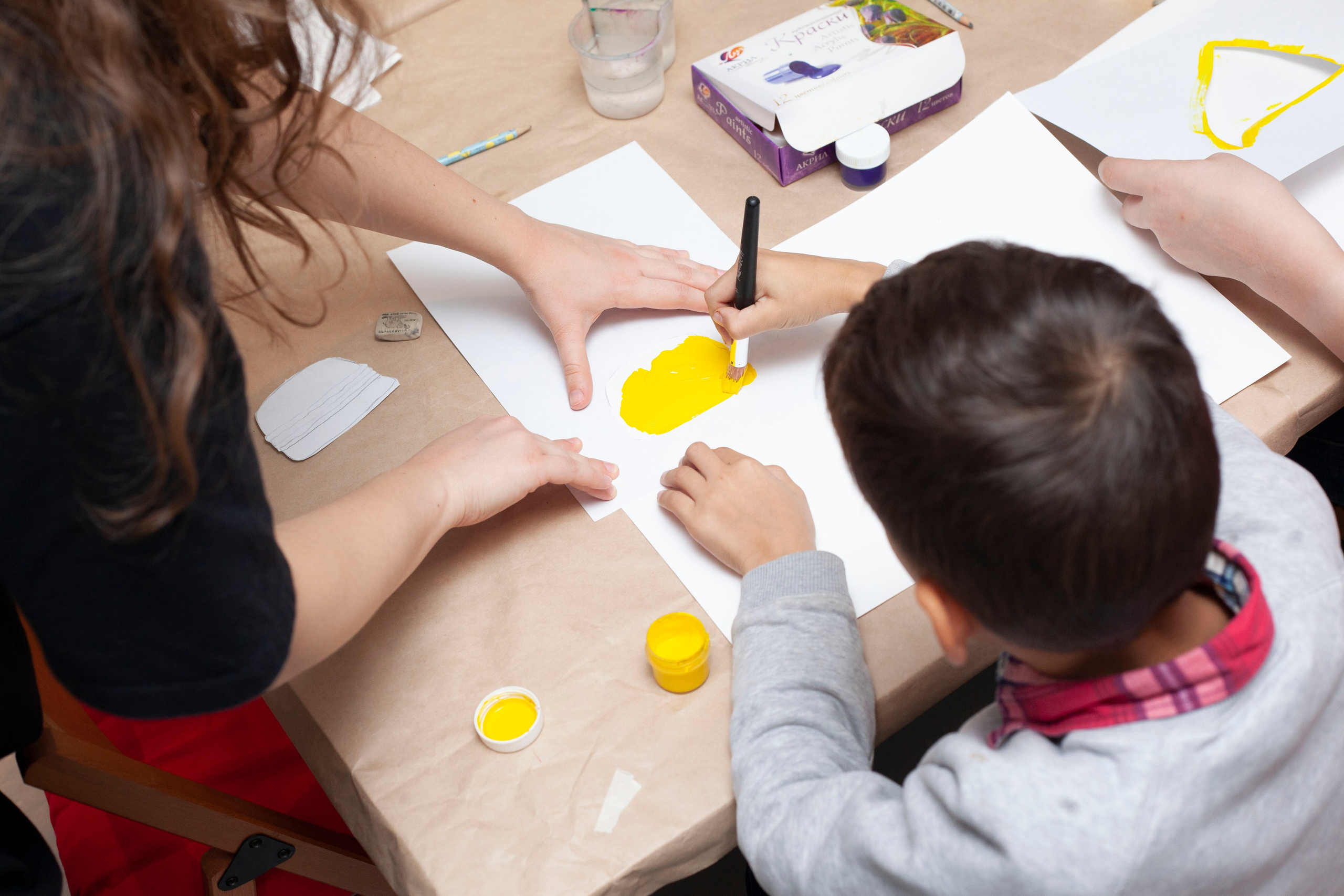 Детский мастер-класс в ММОМА. Stanislav Baryshev — People. Emotions. Atmosphere