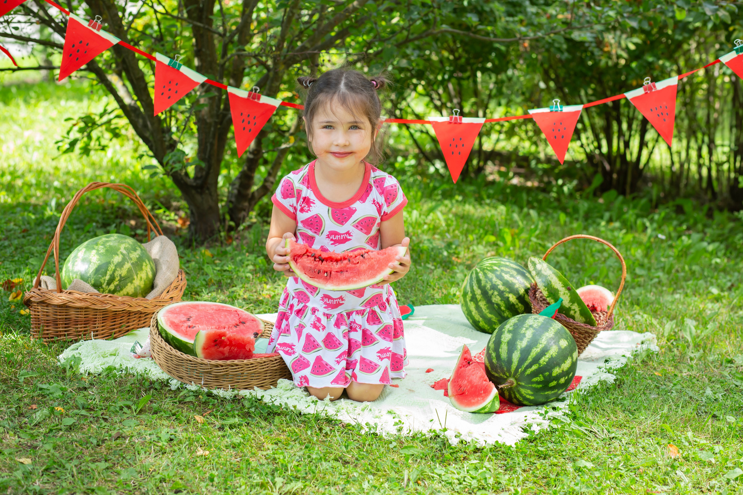 Арбузный фотодень в Жк Красногорский. Семейный и детский фотограф в Москве и МО — Александра