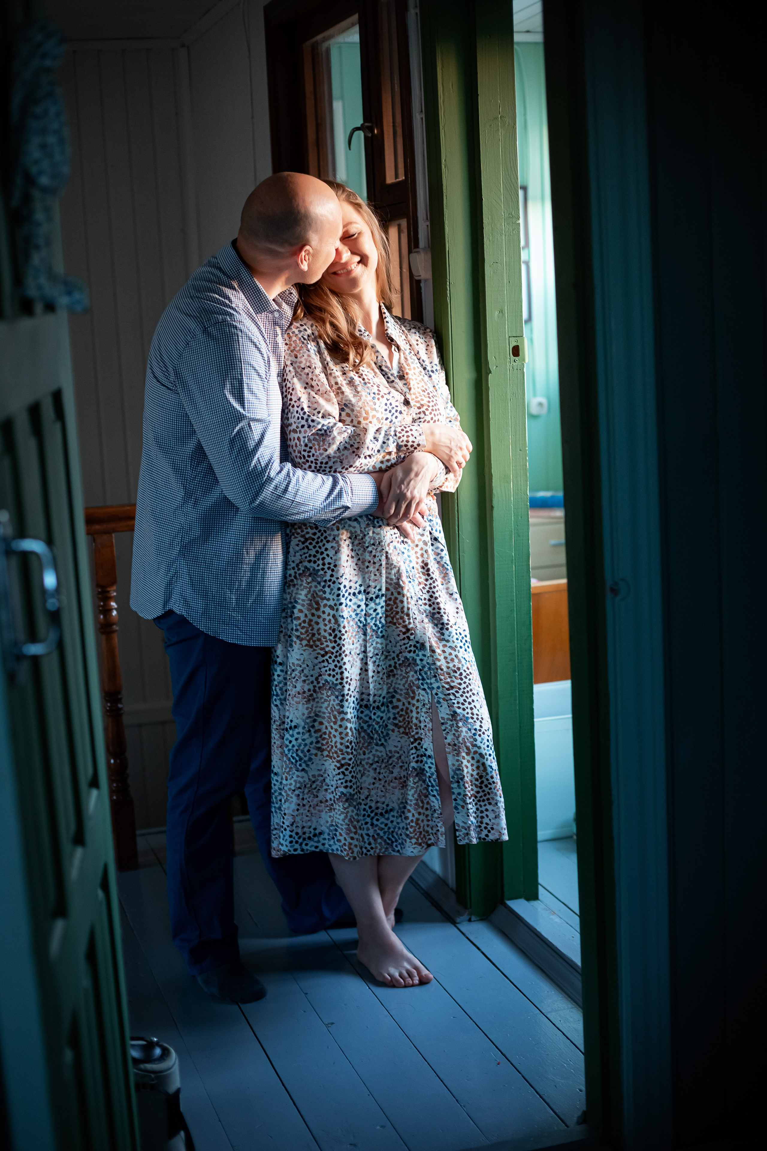 Цветущие яблони. Олеся, Юра и Федя. Семейный и детский фотограф Комина Елена, Власиха, Одинцово