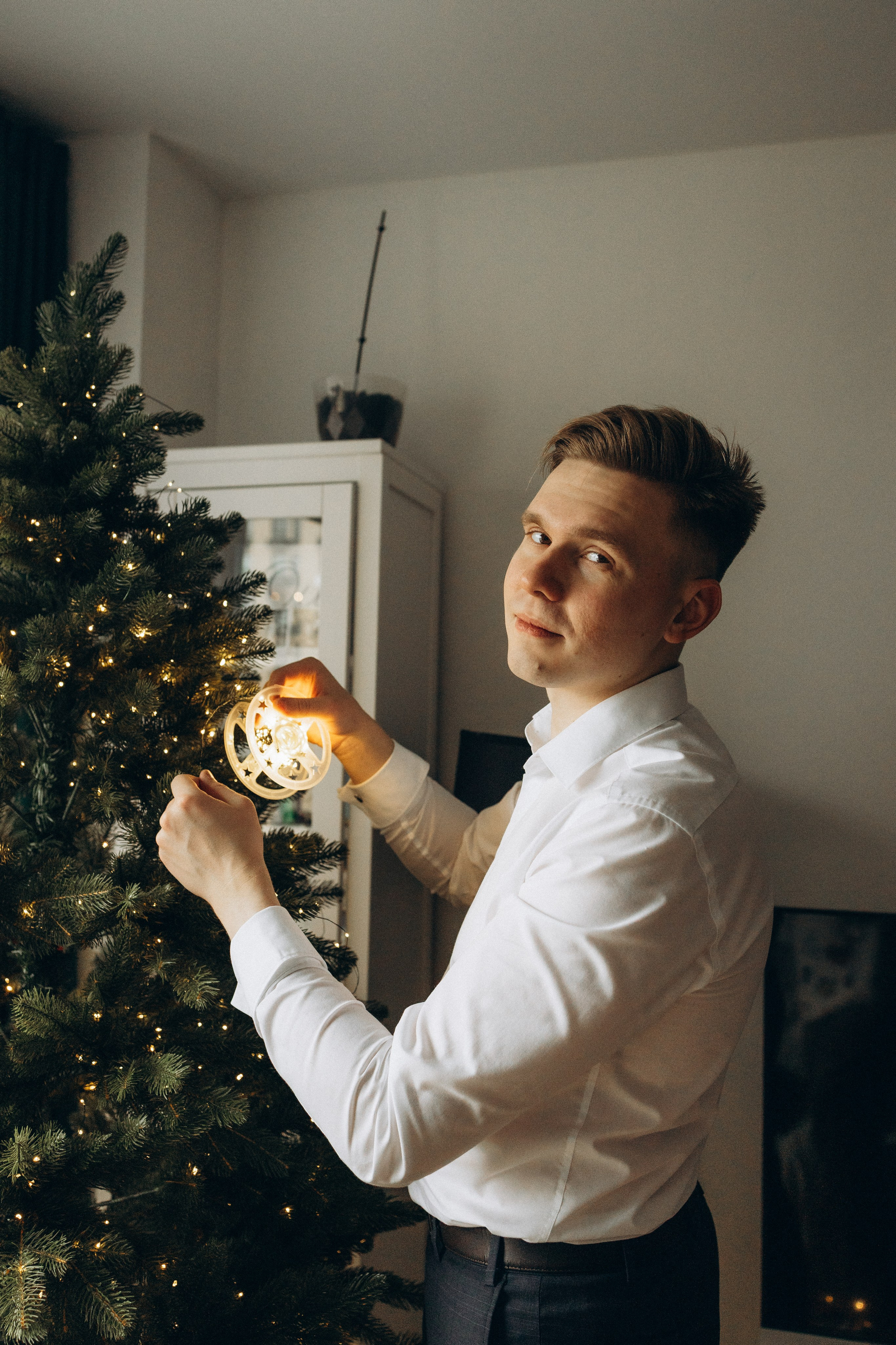 Первый Новый год Андрюши. Фотограф lifestylе в Москве Пшеничная Анастасия