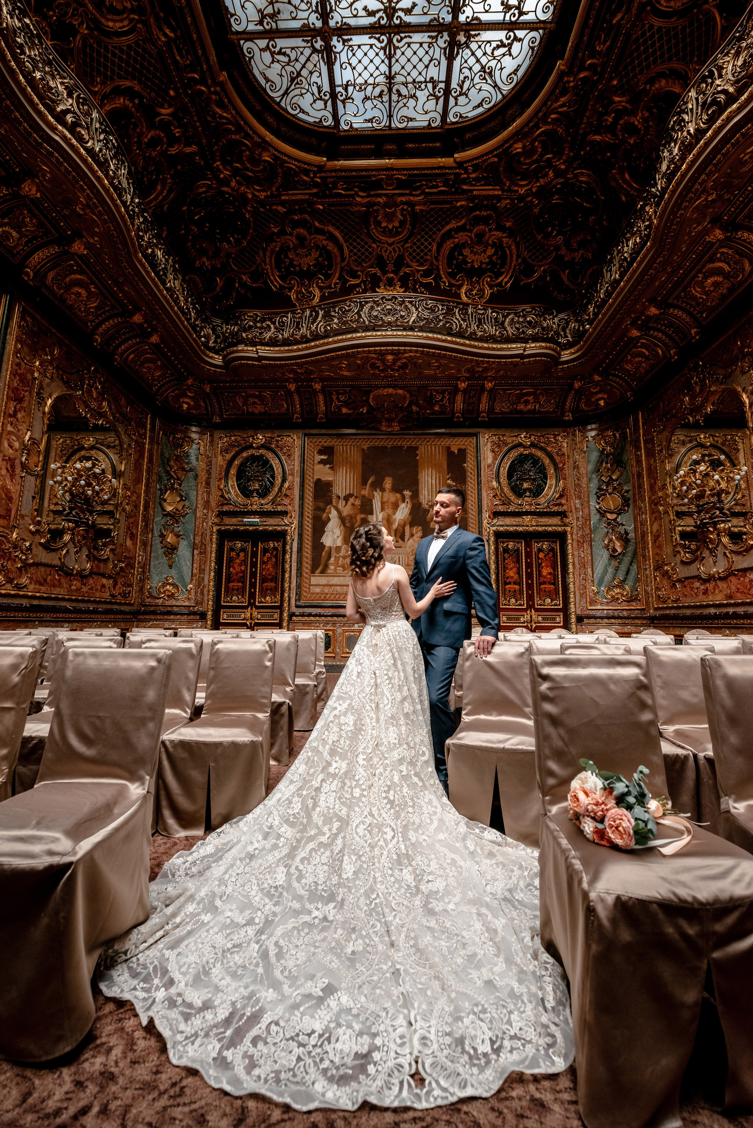 Елена и Дмитрий (свадебная фотосессия в Доме Архитектора — особняке Половцова). Портретный, семейный и свадебный фотограф в Санкт-Петербурге и в Пушкине Ширяев Денис