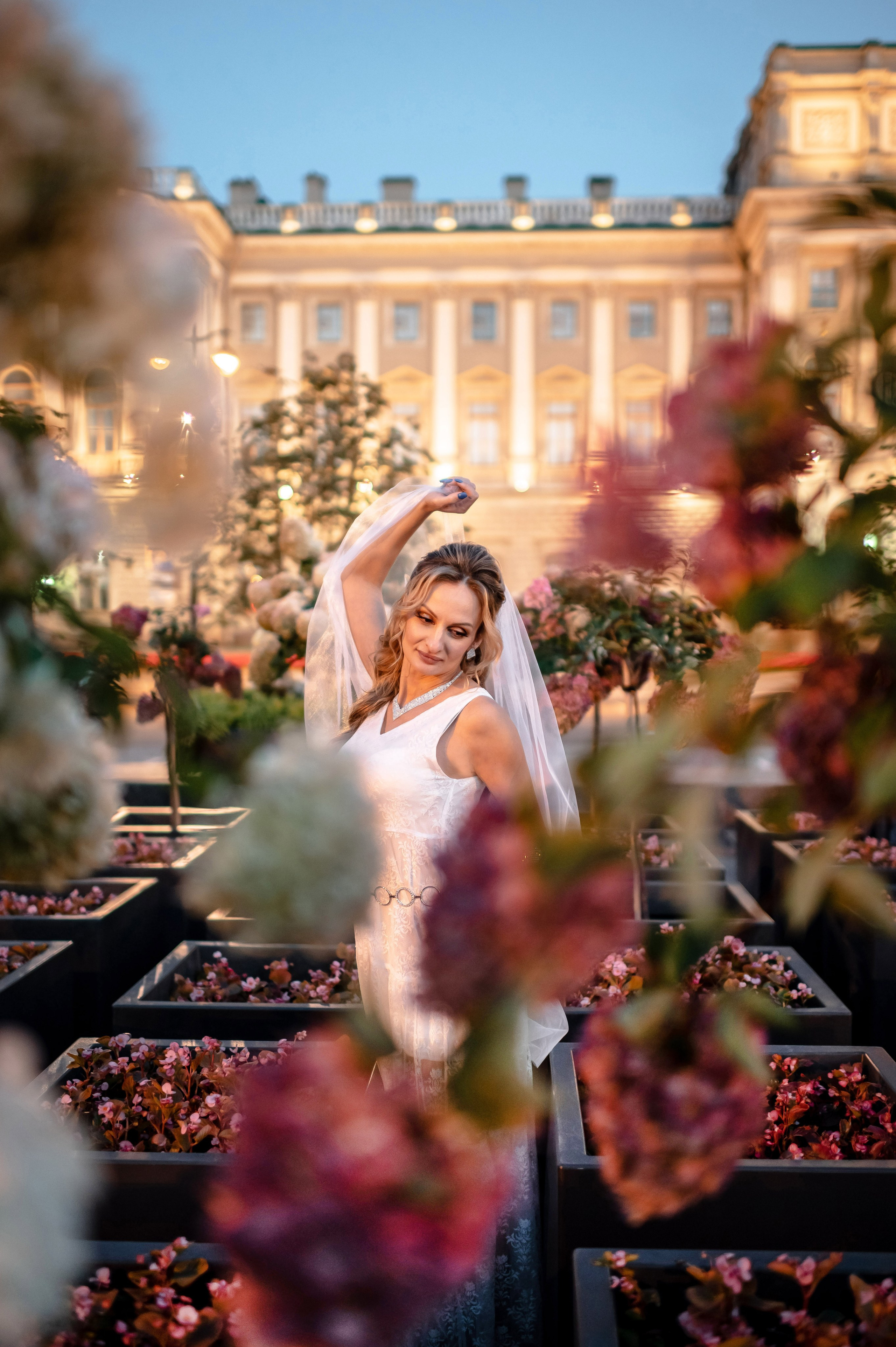 Екатерина и Андрей (свадебная фотосессия в вечернем Петербурге). Портретный, семейный и свадебный фотограф в Санкт-Петербурге и в Пушкине Ширяев Денис