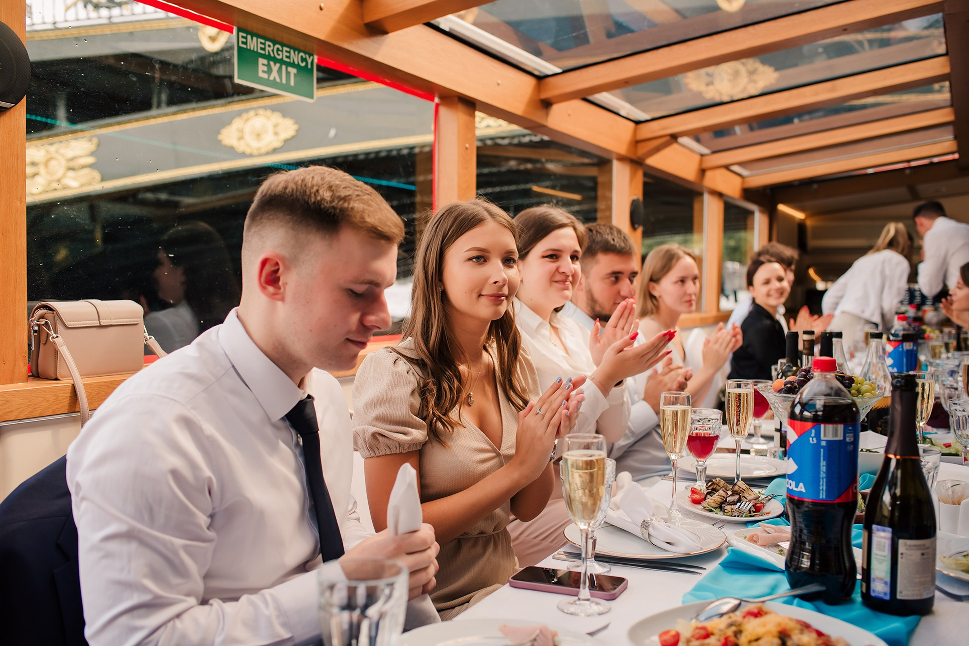 Юля и Андрей. Банкет на воде. Семейный и Свадебный фотограф. Санкт-Петербург. Пушкин