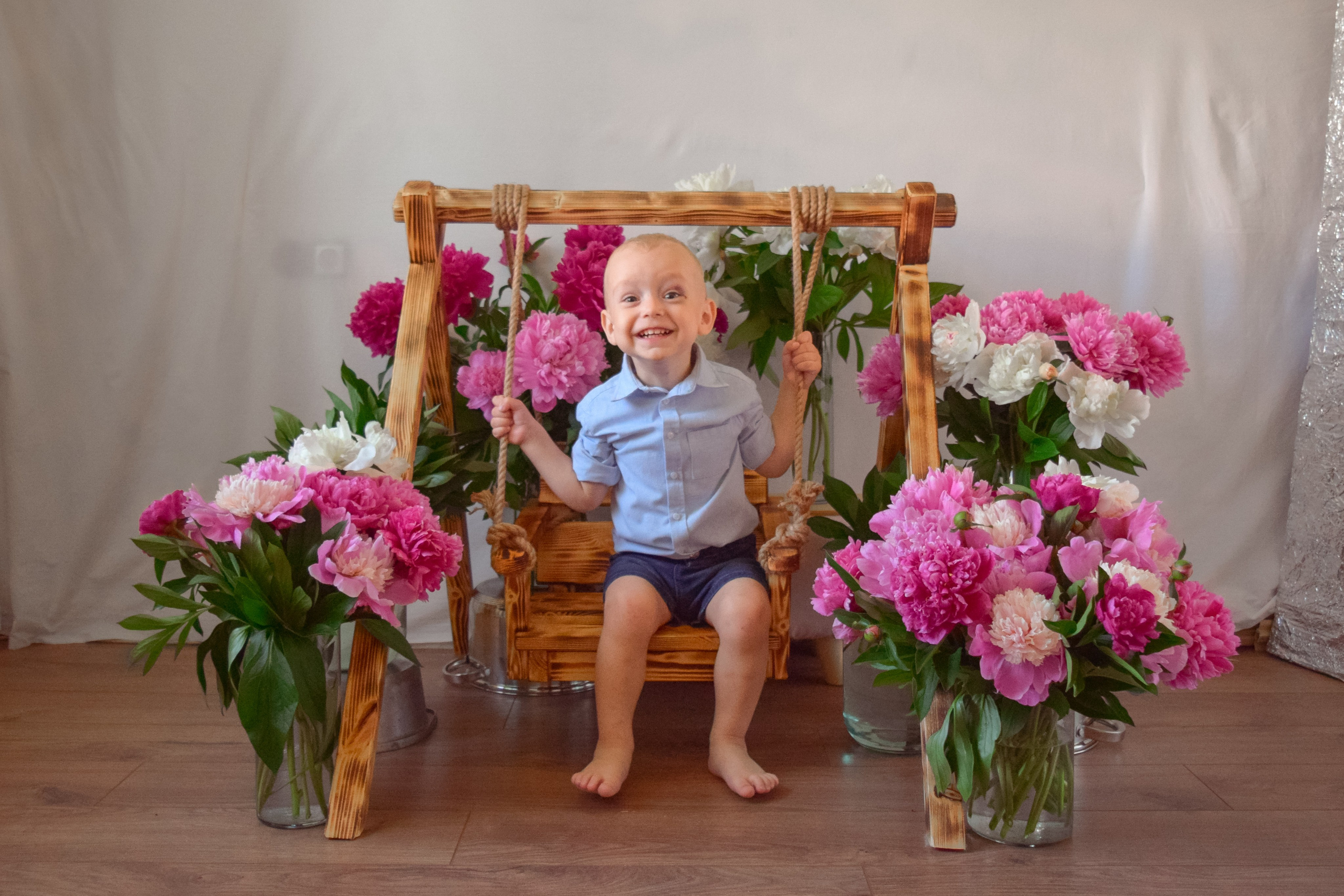 Полина и Даня пионы. Семейный и детский фотограф в Михайловке Татьяна Лестьева