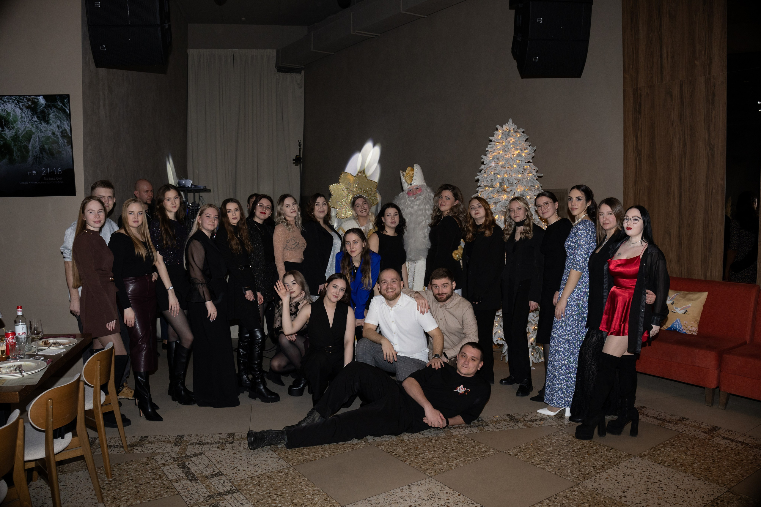 Новогодний корпоратив Альфа-Банк, ресторан Журавли