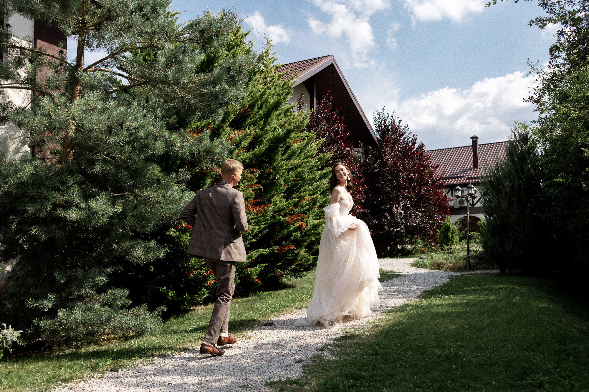 Денис и Таня - свадебная рекламная фотосессия на Грушевом озере. Свадебный фотограф, фотосъемка в Крыму, Севастополе, Симферополе, Ялте