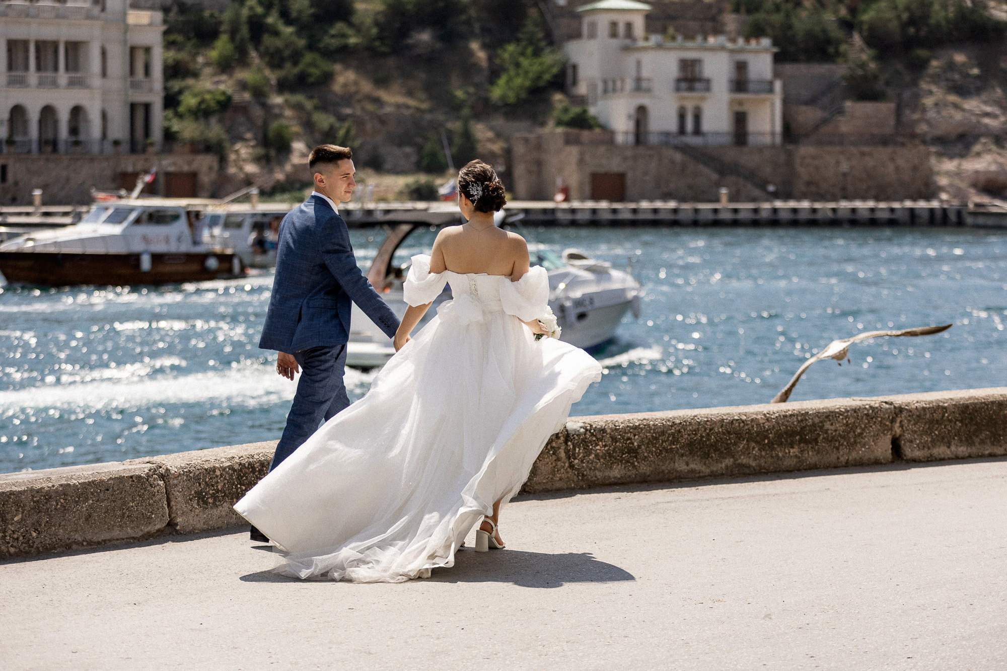 Женя и Лера - свадьба в Севастополе, Балаклаве, Фиоленте, Херсонесе. Свадебный фотограф, фотосъемка в Крыму, Севастополе, Симферополе, Ялте