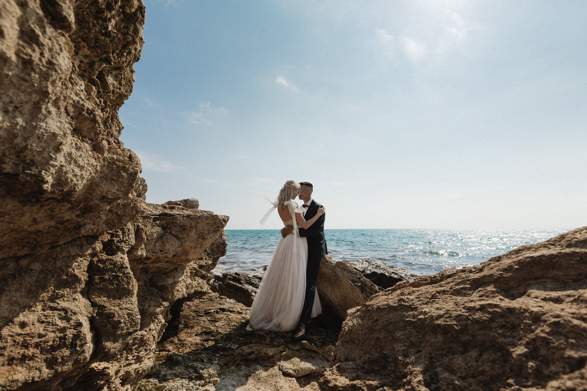 Сергей и Глафира - свадьба для двоих весной в Севастополе. Свадебный фотограф, фотосъемка в Крыму, Севастополе, Симферополе, Ялте