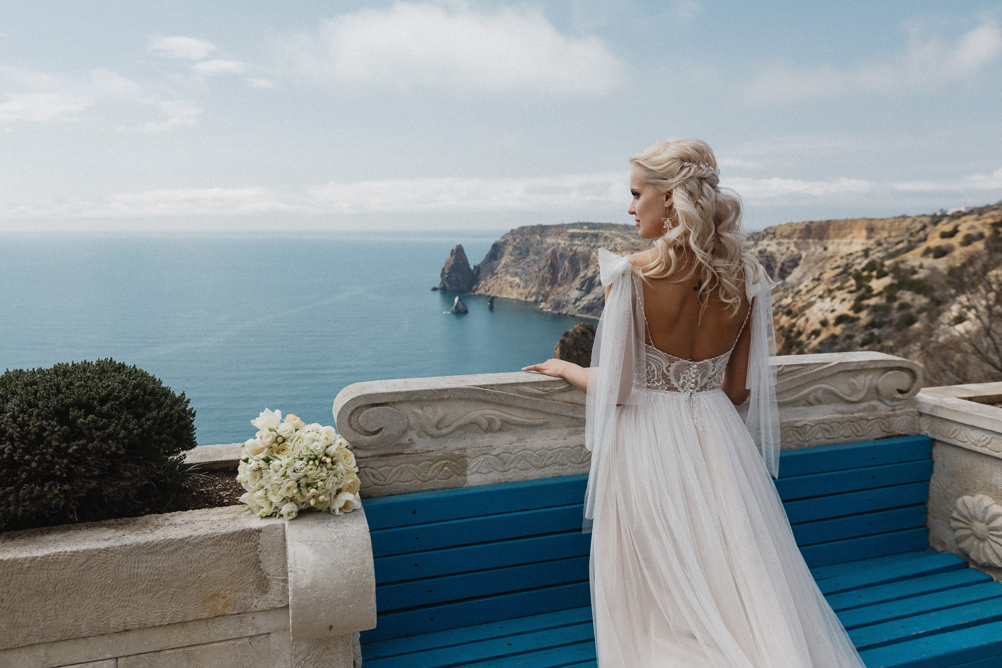 Сергей и Глафира - свадьба для двоих весной в Севастополе. Свадебный фотограф, фотосъемка в Крыму, Севастополе, Симферополе, Ялте