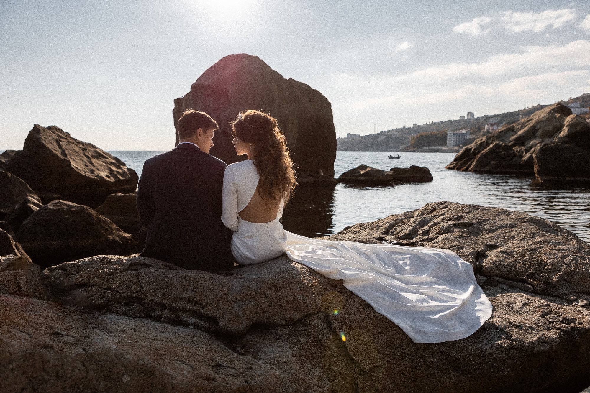 Андрей и Катя - свадебная фотосессия в Воронцовском дворце. Свадебный фотограф, фотосъемка в Крыму, Севастополе, Симферополе, Ялте