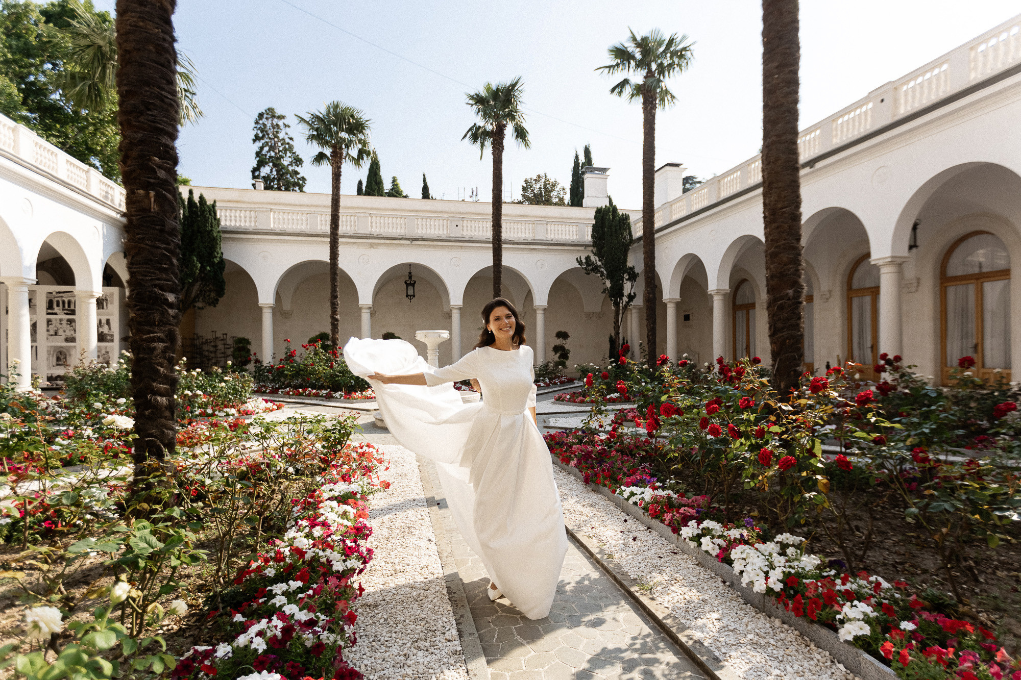 Женя и Настя - свадьба в Гурзуфе в отеле Алтея и Ливадийском дворце. Свадебный фотограф, фотосъемка в Крыму, Севастополе, Симферополе, Ялте
