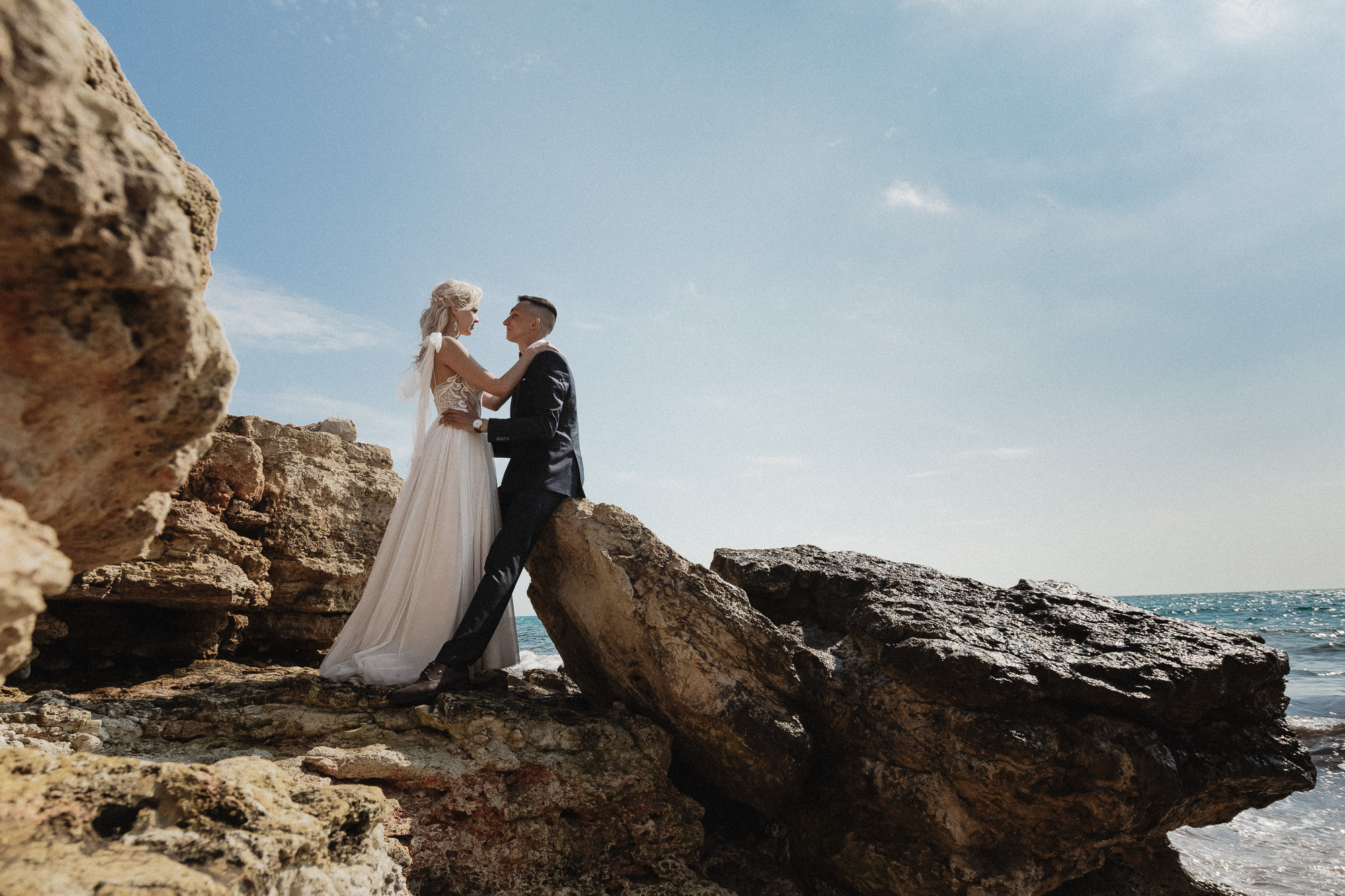 Сергей и Глафира - свадьба для двоих весной в Севастополе. Свадебный фотограф, фотосъемка в Крыму, Севастополе, Симферополе, Ялте