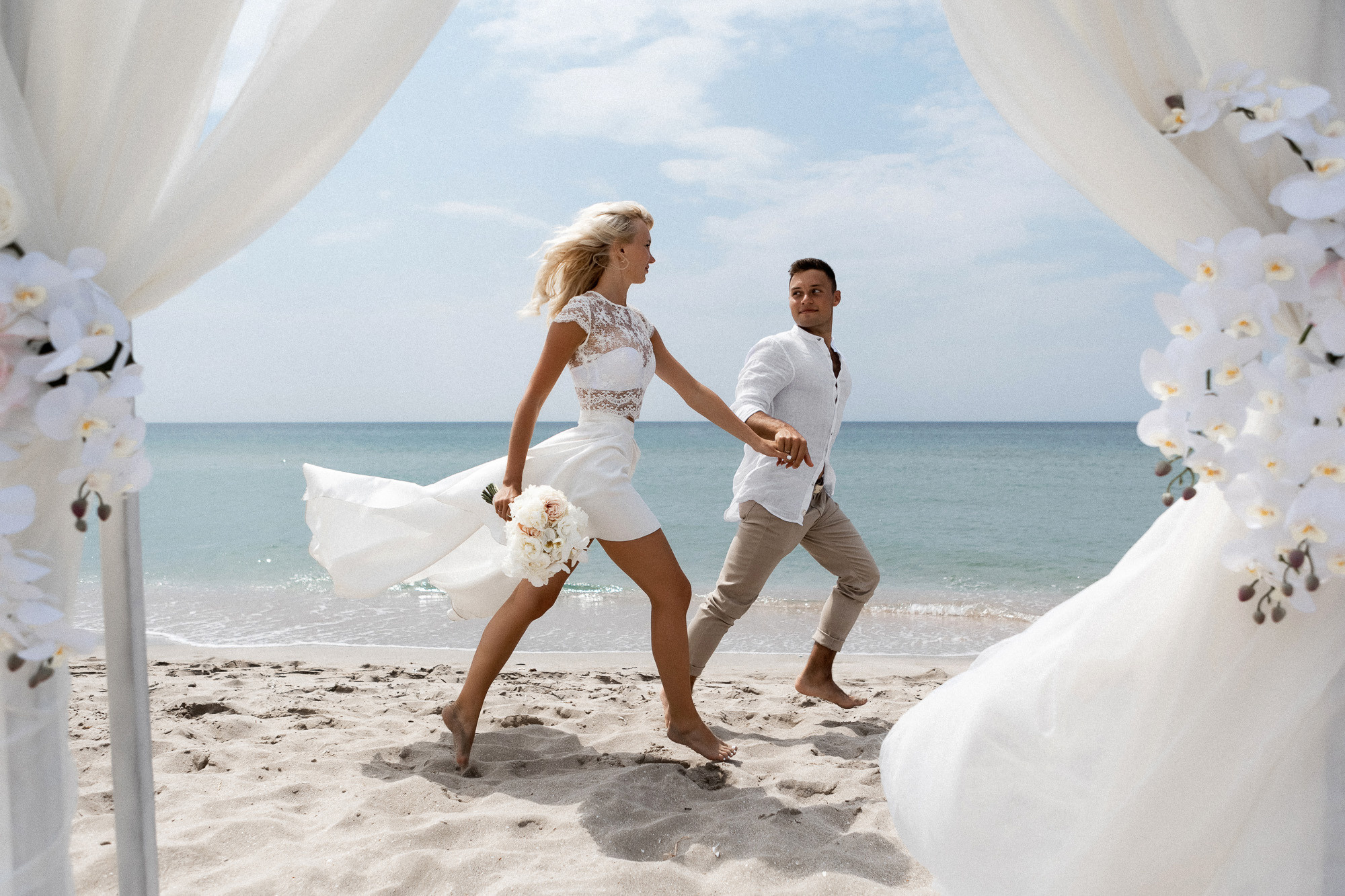 Артём и Мария - свадьба для двоих и выездная церемония. Свадебный фотограф, фотосъемка в Крыму, Севастополе, Симферополе, Ялте