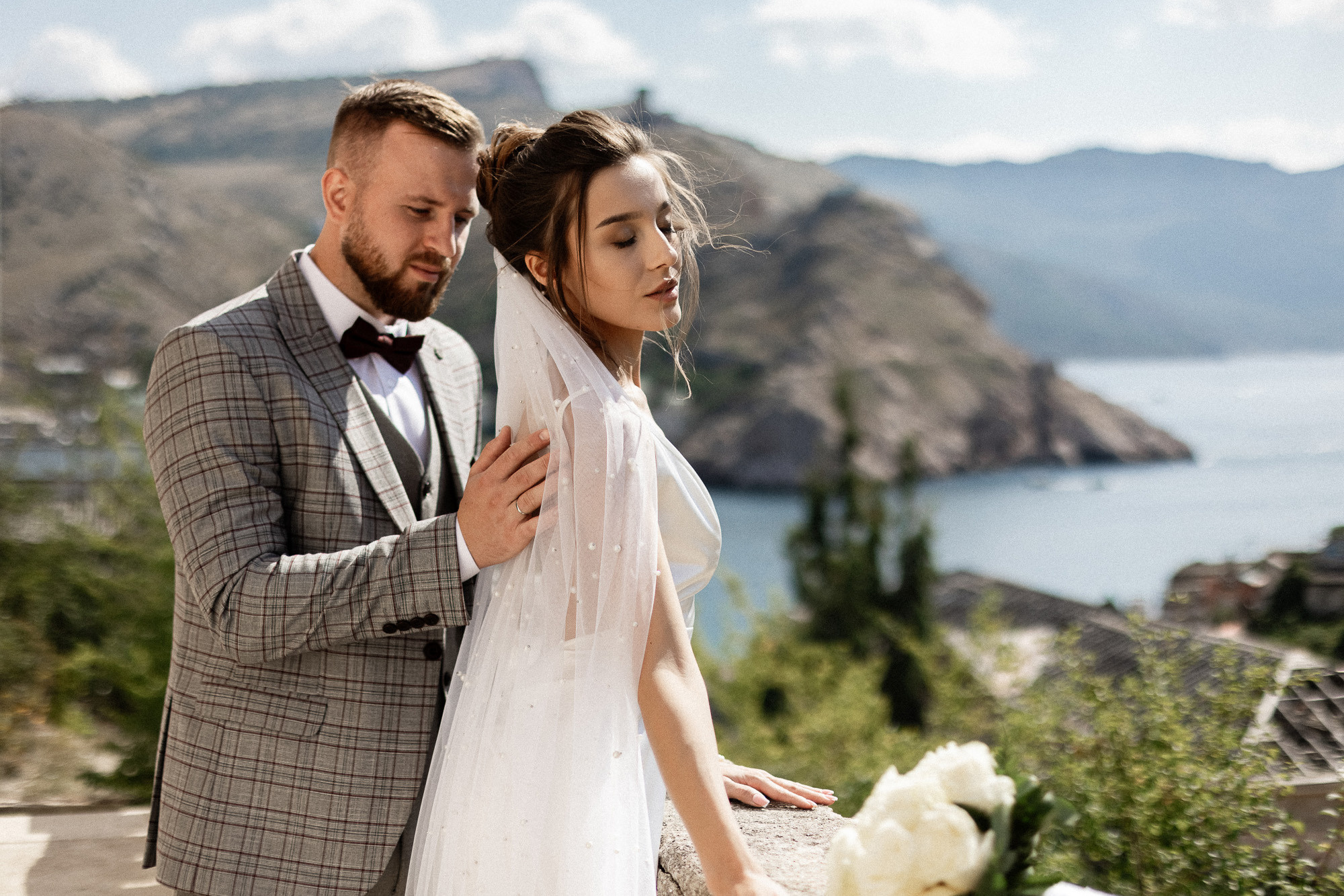 Денис и Аделя - свадьба для двоих в Балаклаве. Свадебный фотограф, фотосъемка в Крыму, Севастополе, Симферополе, Ялте