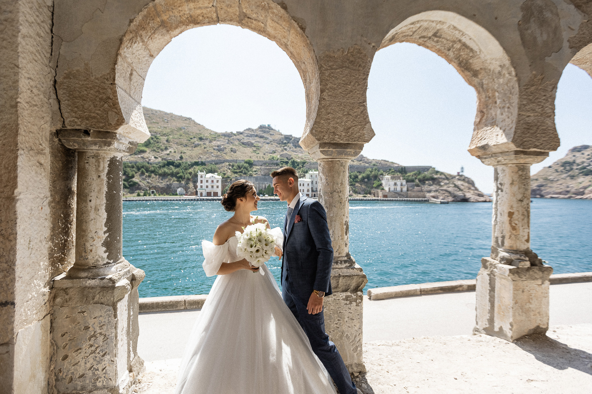 Женя и Лера - свадьба в Севастополе, Балаклаве, Фиоленте, Херсонесе. Свадебный фотограф, фотосъемка в Крыму, Севастополе, Симферополе, Ялте