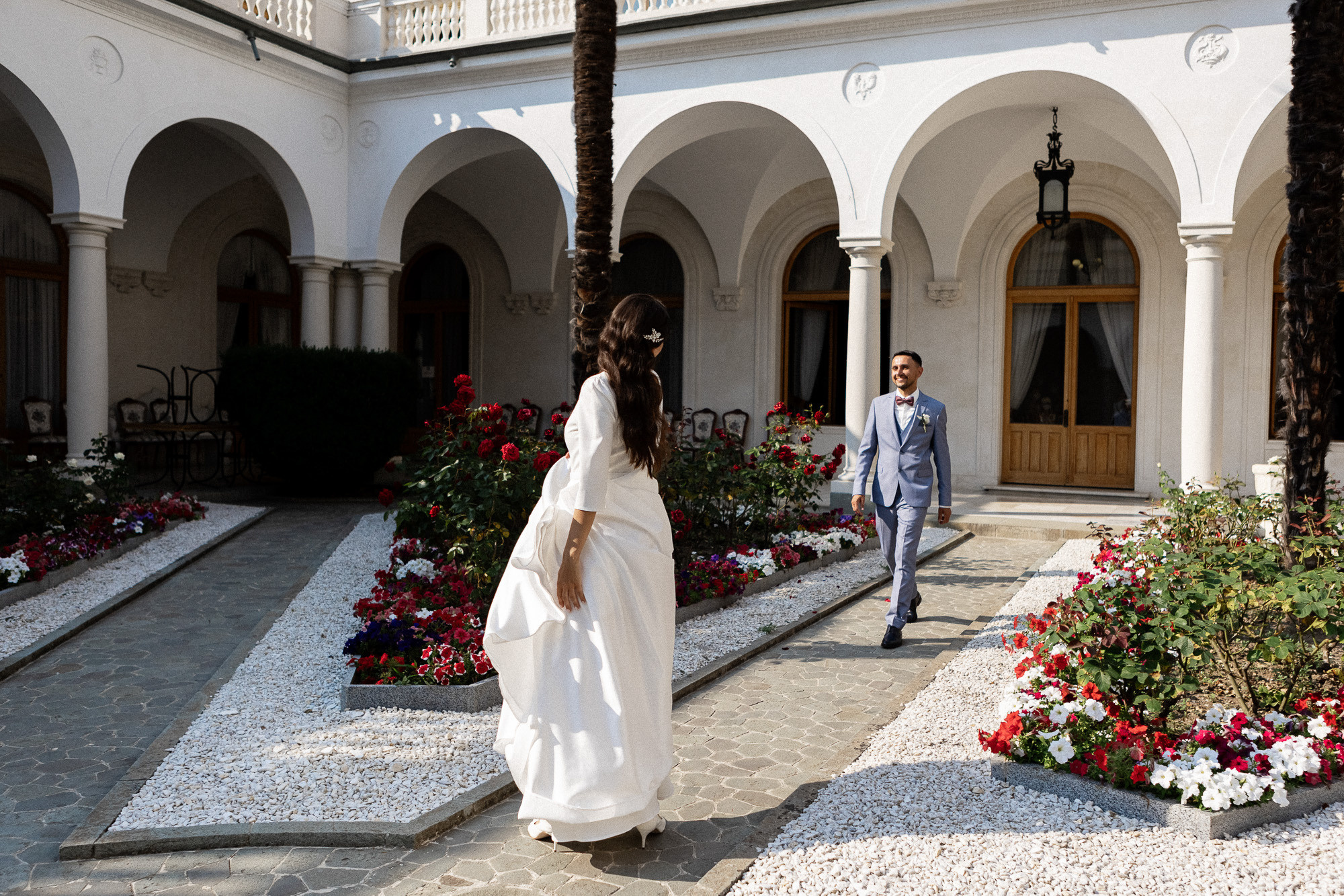 Женя и Настя - свадьба в Гурзуфе в отеле Алтея и Ливадийском дворце. Свадебный фотограф, фотосъемка в Крыму, Севастополе, Симферополе, Ялте