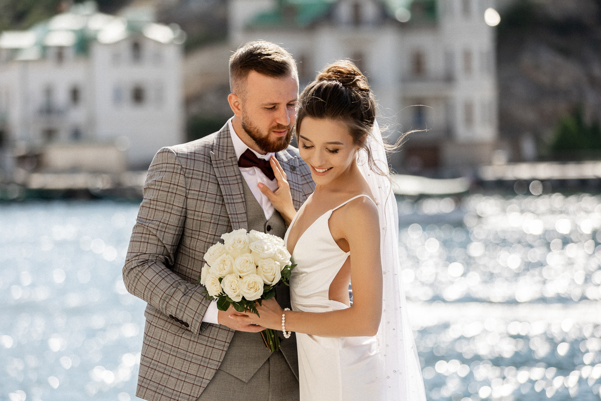 Денис и Аделя - свадьба для двоих в Балаклаве. Свадебный фотограф, фотосъемка в Крыму, Севастополе, Симферополе, Ялте