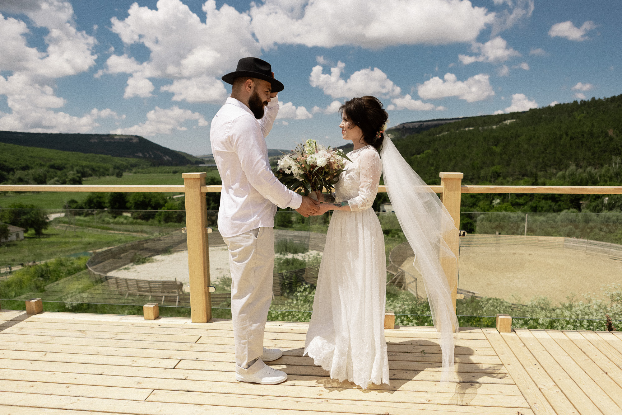 Свадьба Славы и Алексы в стиле Бохо. Свадебный фотограф, фотосъемка в Крыму, Севастополе, Симферополе, Ялте