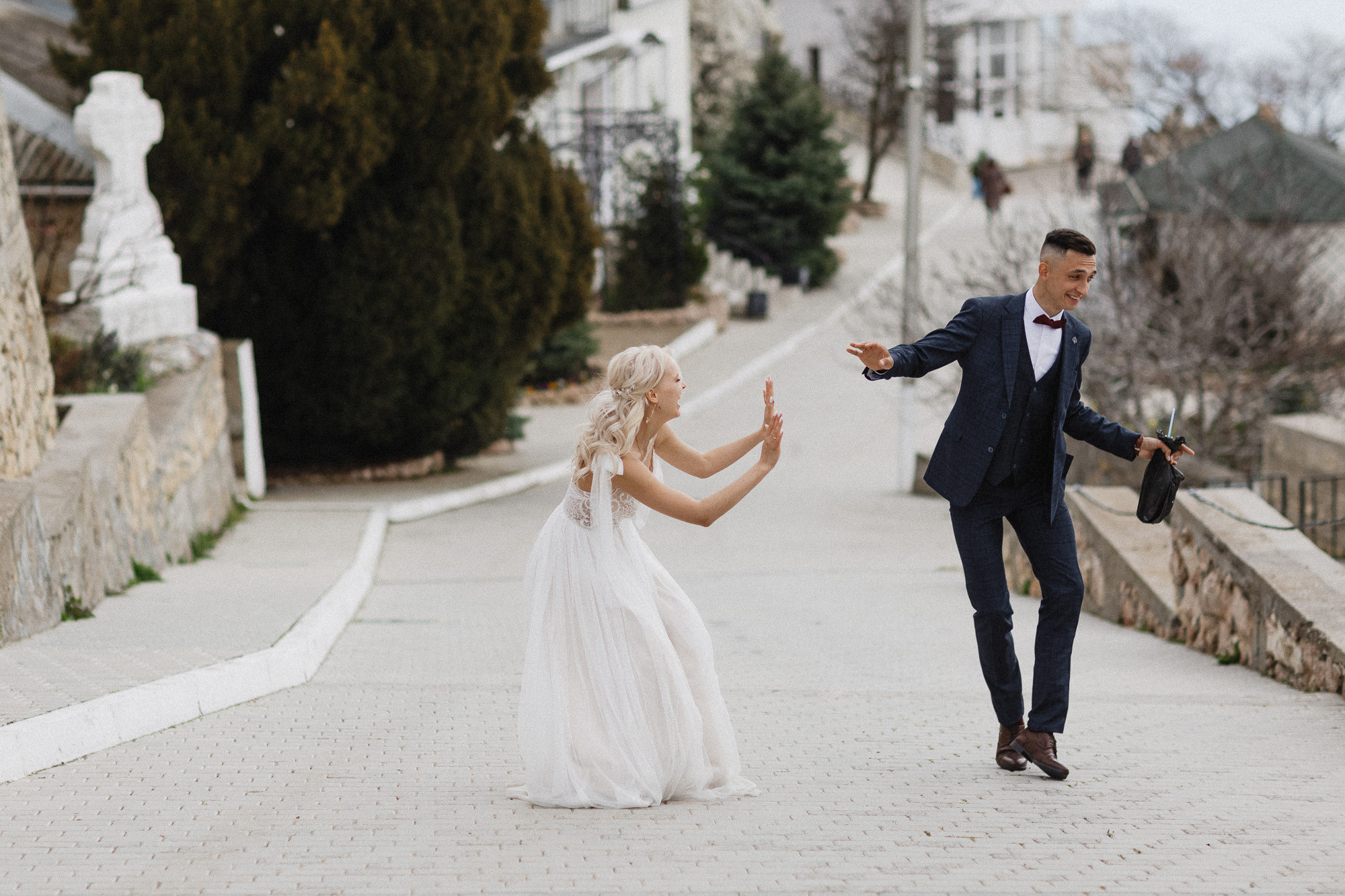 Сергей и Глафира - свадьба для двоих весной в Севастополе. Свадебный фотограф, фотосъемка в Крыму, Севастополе, Симферополе, Ялте