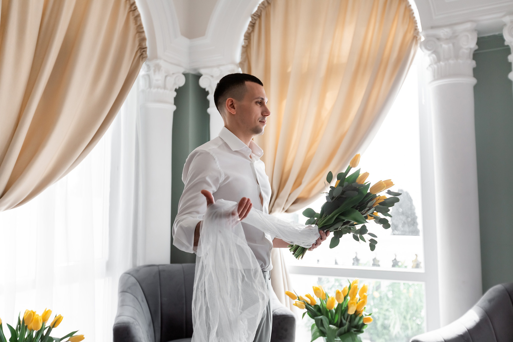 Артур и Алеся - весенняя свадьба в усадьбе 19 века в Крыму. Свадебный фотограф, фотосъемка в Крыму, Севастополе, Симферополе, Ялте