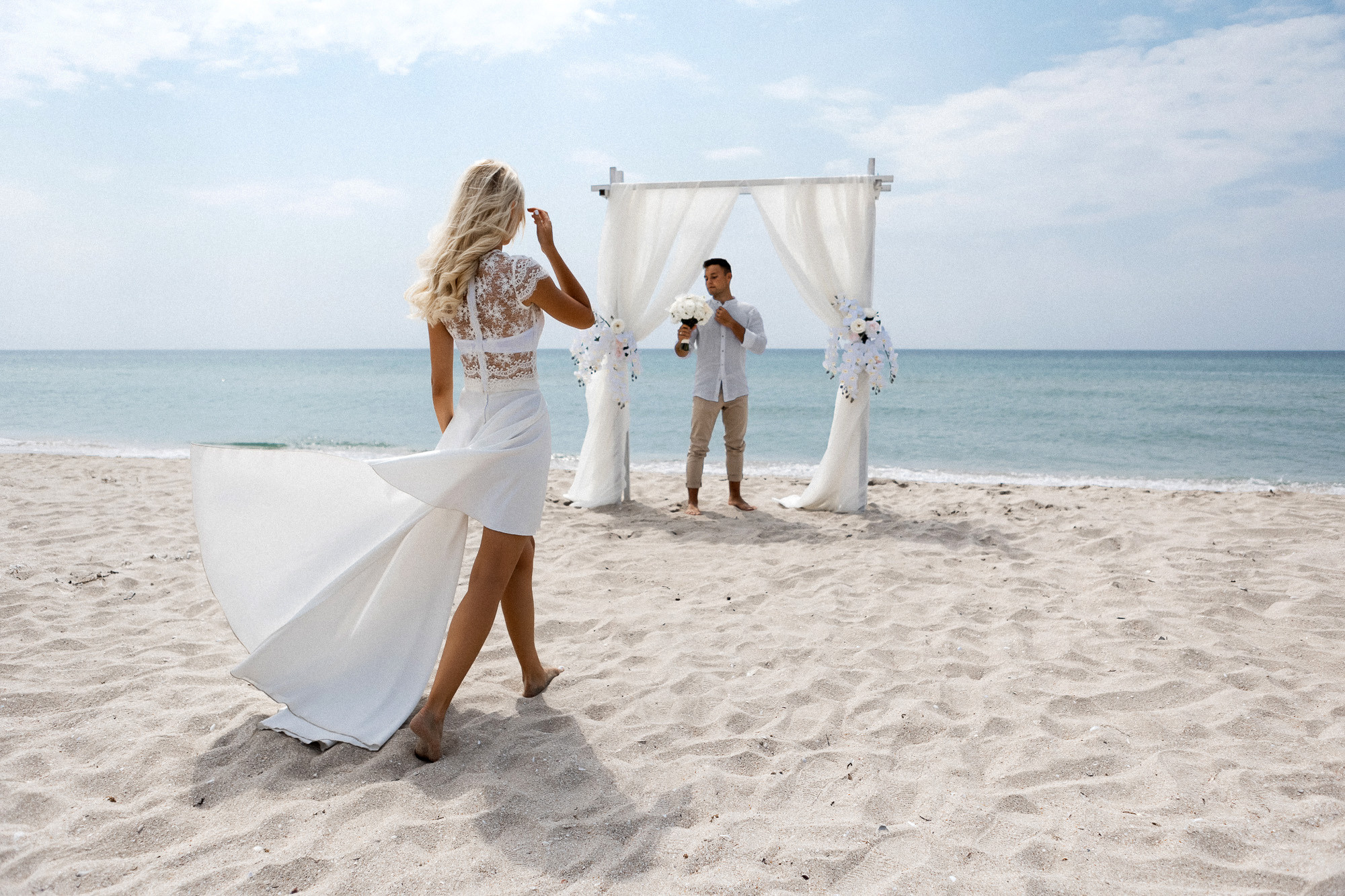 Артём и Мария - свадьба для двоих и выездная церемония. Свадебный фотограф, фотосъемка в Крыму, Севастополе, Симферополе, Ялте