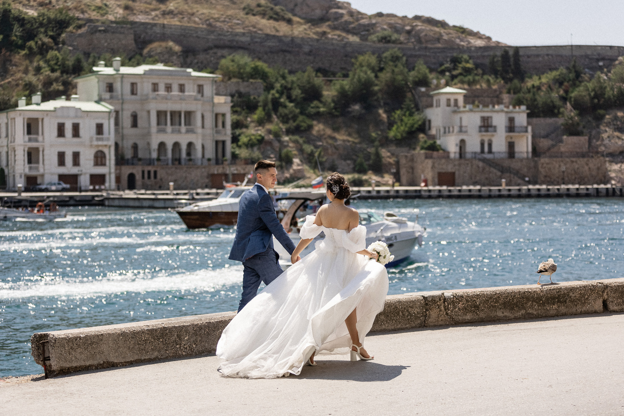 Женя и Лера - свадьба в Севастополе, Балаклаве, Фиоленте, Херсонесе. Свадебный фотограф, фотосъемка в Крыму, Севастополе, Симферополе, Ялте