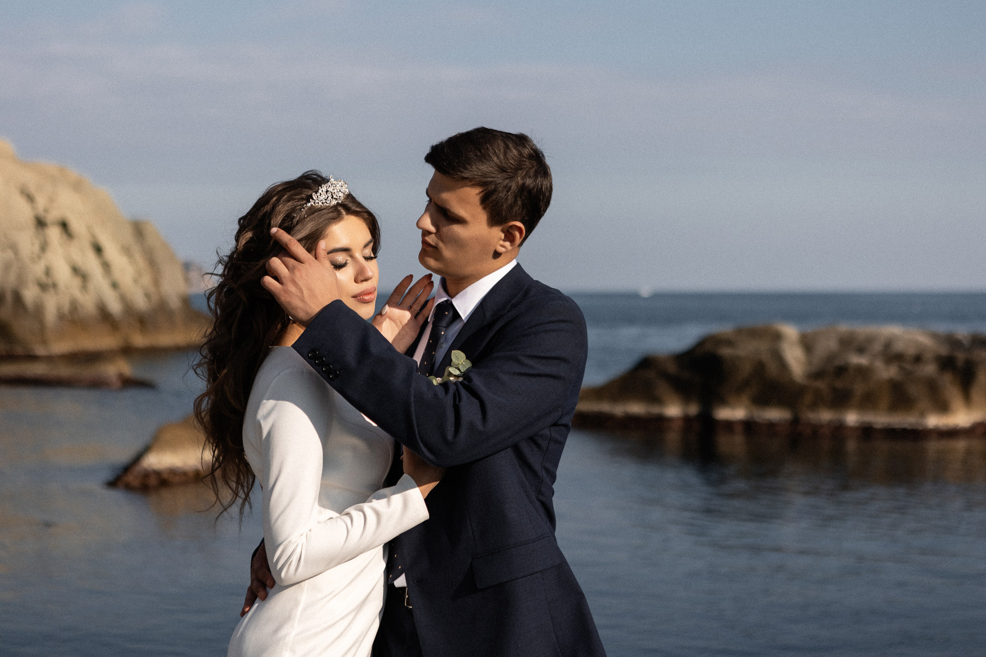 Андрей и Катя - свадебная фотосессия в Воронцовском дворце. Свадебный фотограф, фотосъемка в Крыму, Севастополе, Симферополе, Ялте