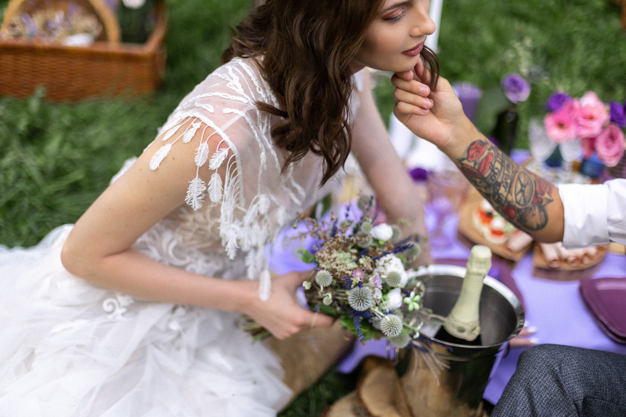 Денис и Таня - свадебная рекламная фотосессия на Грушевом озере. Свадебный фотограф, фотосъемка в Крыму, Севастополе, Симферополе, Ялте