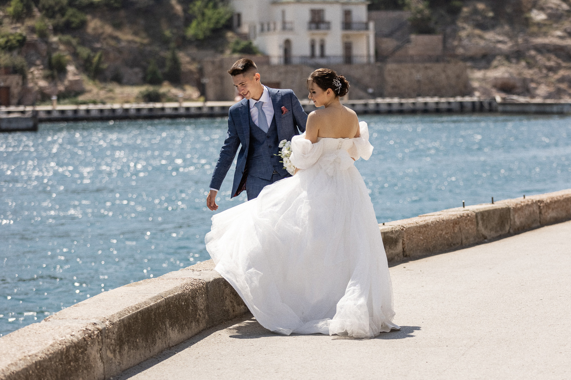 Женя и Лера - свадьба в Севастополе, Балаклаве, Фиоленте, Херсонесе. Свадебный фотограф, фотосъемка в Крыму, Севастополе, Симферополе, Ялте