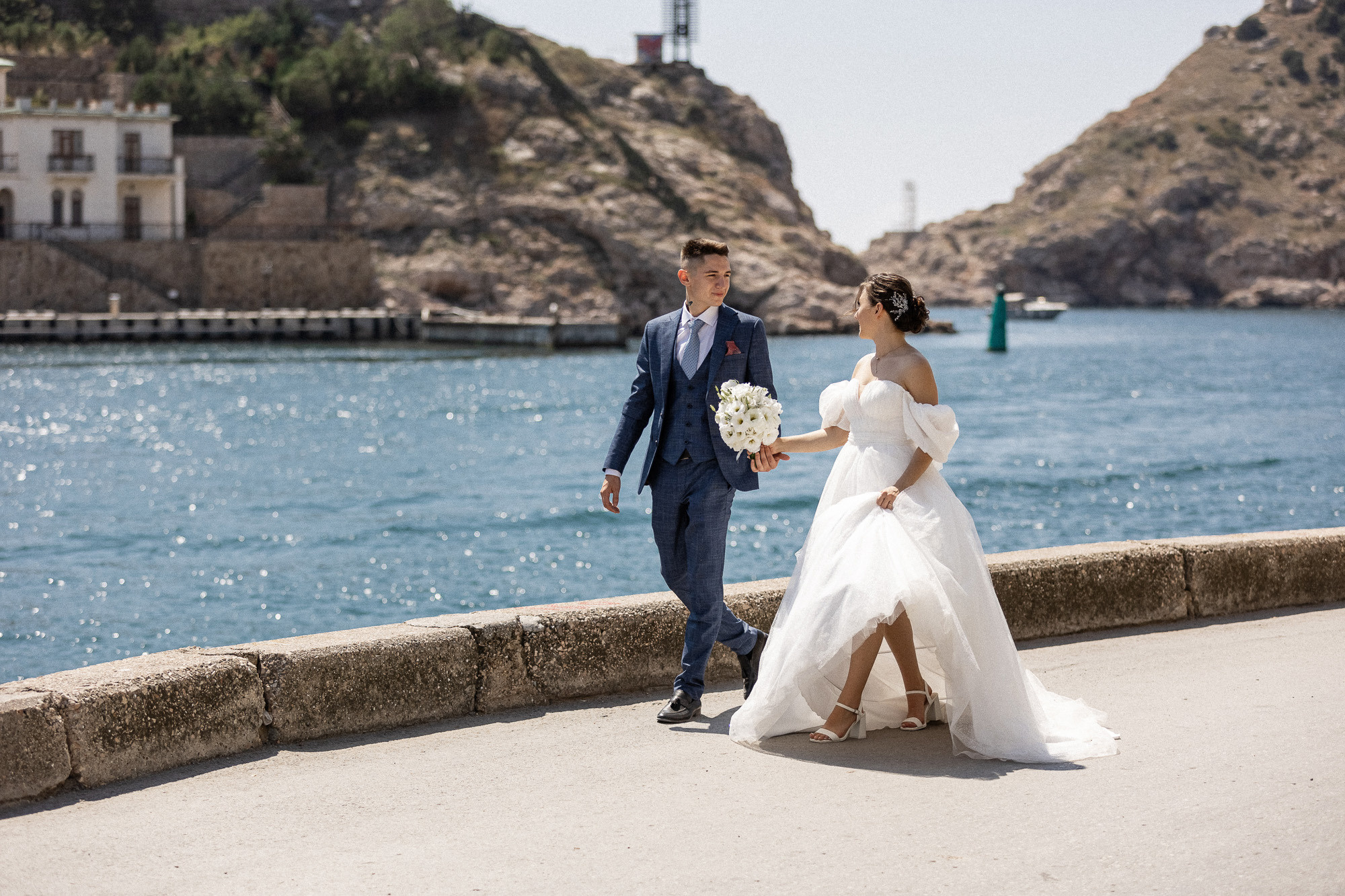 Женя и Лера - свадьба в Севастополе, Балаклаве, Фиоленте, Херсонесе. Свадебный фотограф, фотосъемка в Крыму, Севастополе, Симферополе, Ялте