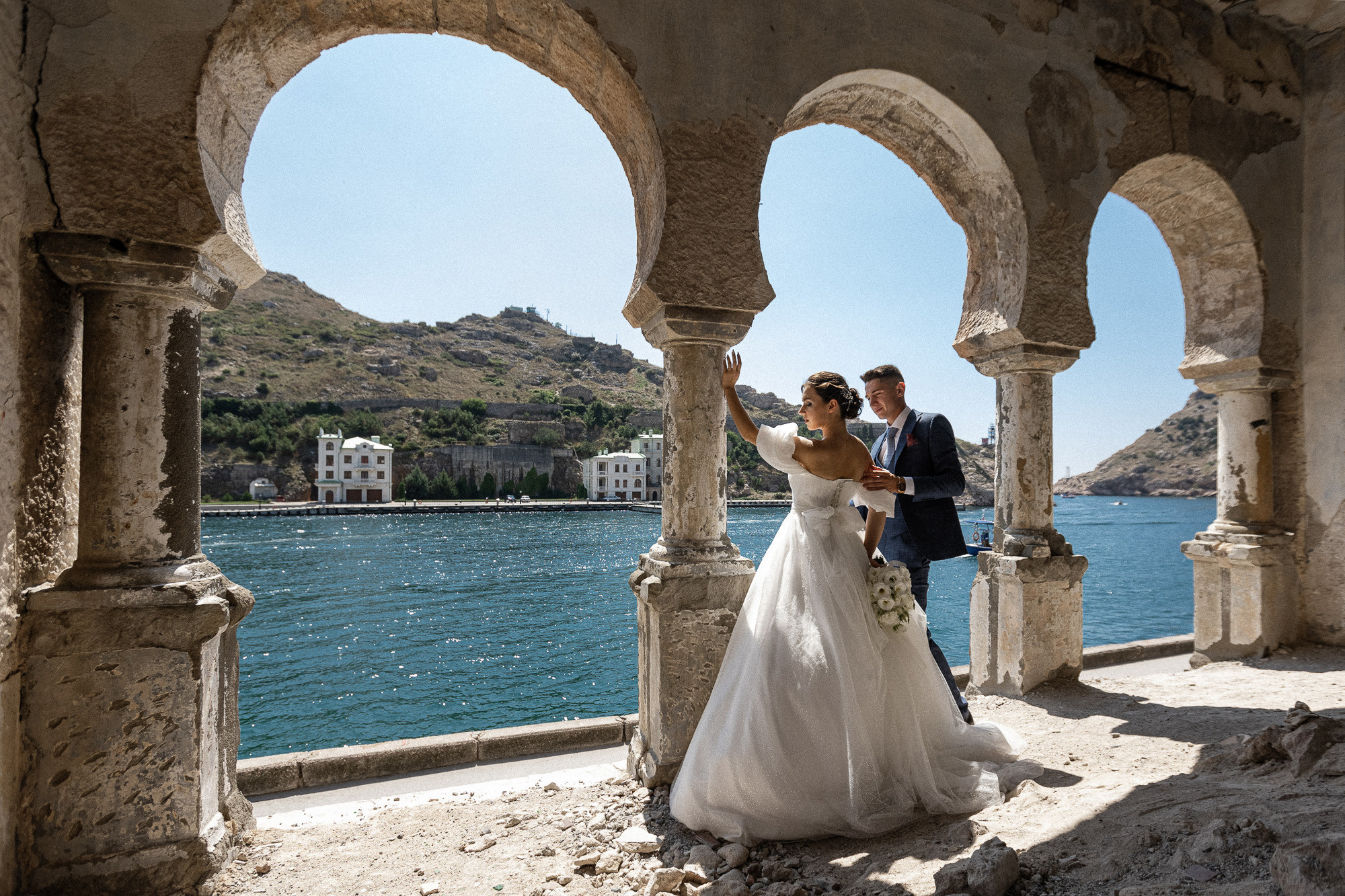 Женя и Лера - свадьба в Севастополе, Балаклаве, Фиоленте, Херсонесе. Свадебный фотограф, фотосъемка в Крыму, Севастополе, Симферополе, Ялте