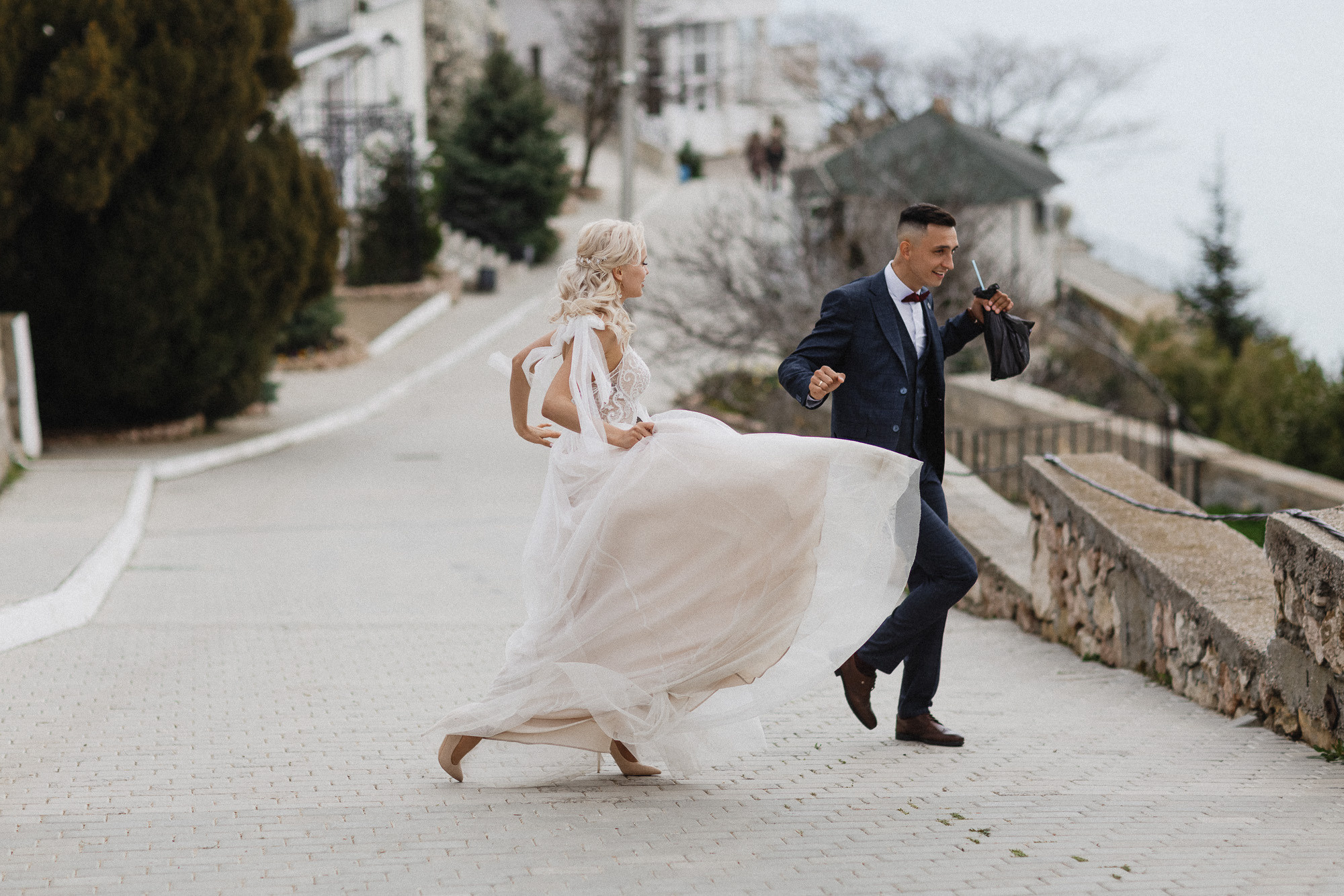 Сергей и Глафира - свадьба для двоих весной в Севастополе. Свадебный фотограф, фотосъемка в Крыму, Севастополе, Симферополе, Ялте