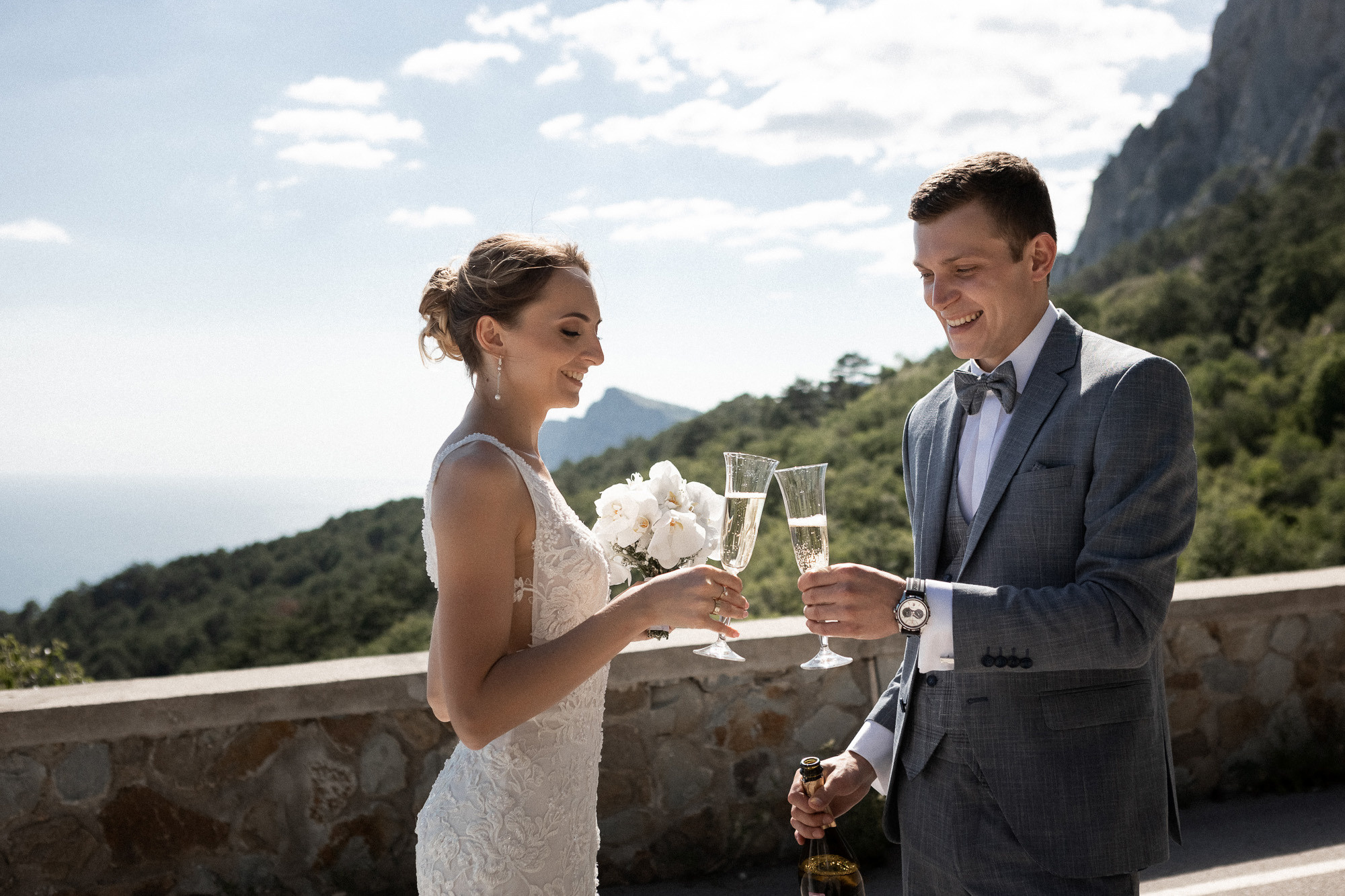 Андрей и Таня - свадьба и выездная церемония в отеле Александрия в Кры. Свадебный фотограф, фотосъемка в Крыму, Севастополе, Симферополе, Ялте