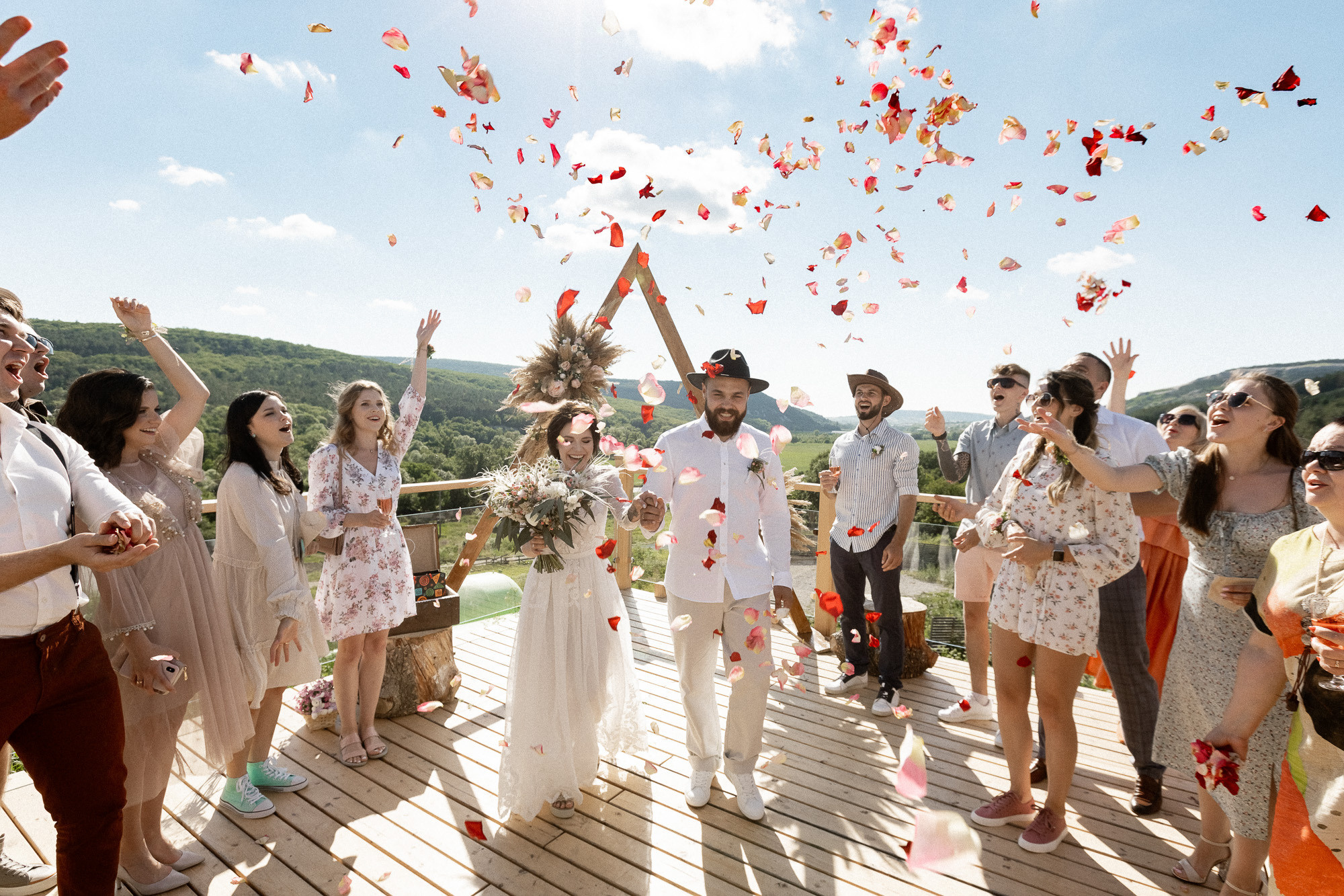 Свадьба Славы и Алексы в стиле Бохо. Свадебный фотограф, фотосъемка в Крыму, Севастополе, Симферополе, Ялте