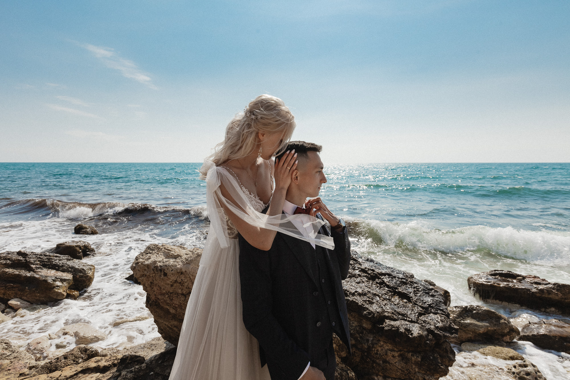 Сергей и Глафира - свадьба для двоих весной в Севастополе. Свадебный фотограф, фотосъемка в Крыму, Севастополе, Симферополе, Ялте