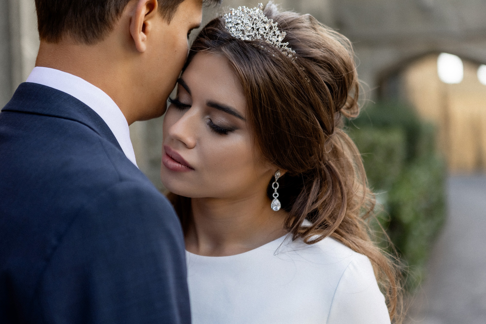 Андрей и Катя - свадебная фотосессия в Воронцовском дворце. Свадебный фотограф, фотосъемка в Крыму, Севастополе, Симферополе, Ялте