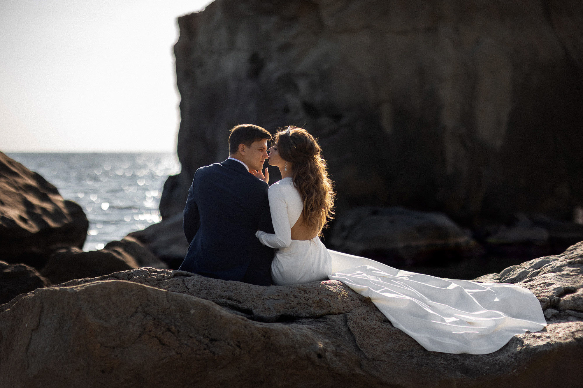 Андрей и Катя - свадебная фотосессия в Воронцовском дворце. Свадебный фотограф, фотосъемка в Крыму, Севастополе, Симферополе, Ялте