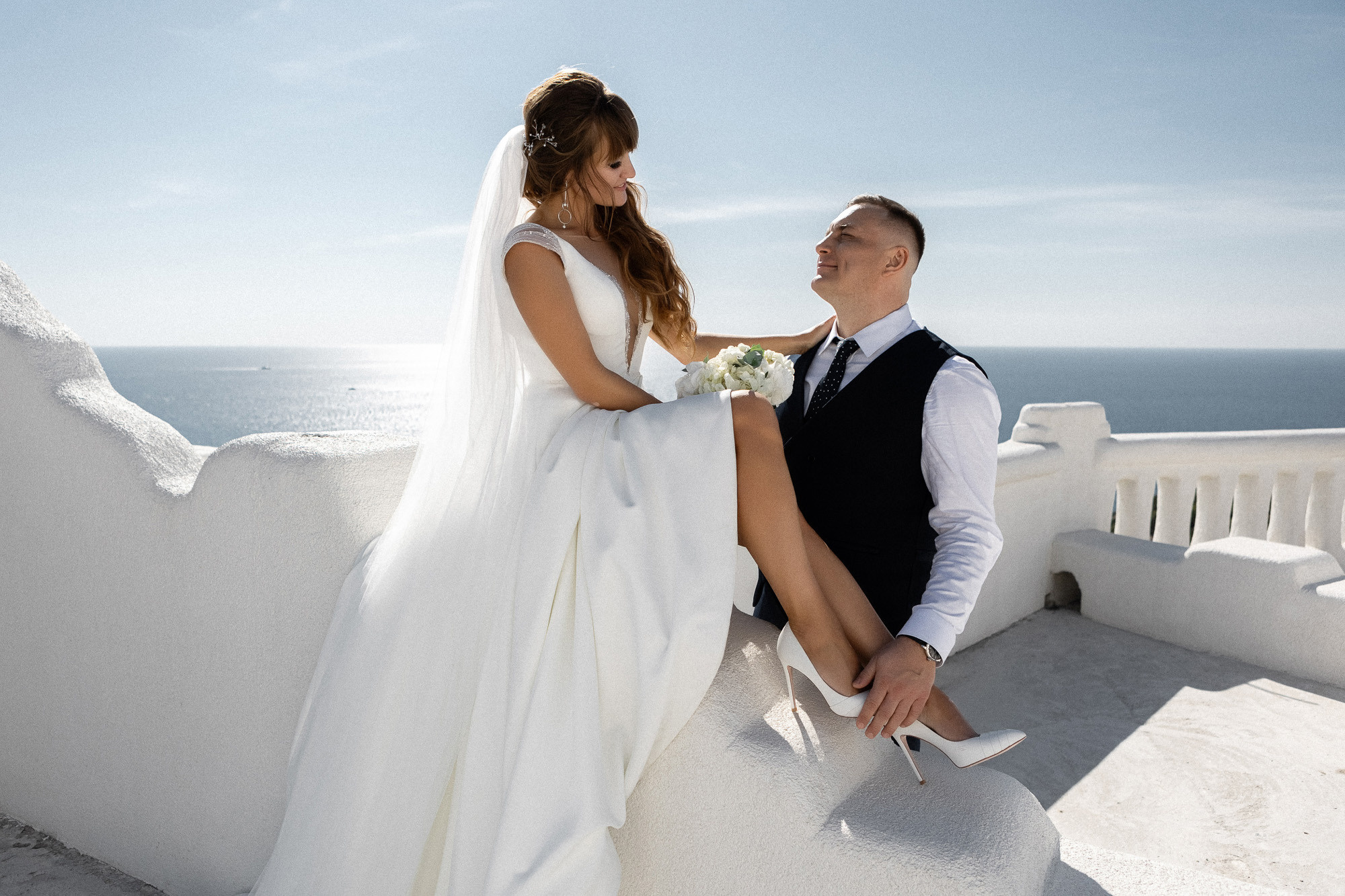 Александр и Виктория - фотосессия на Крымском Санторини. Свадебный фотограф, фотосъемка в Крыму, Севастополе, Симферополе, Ялте