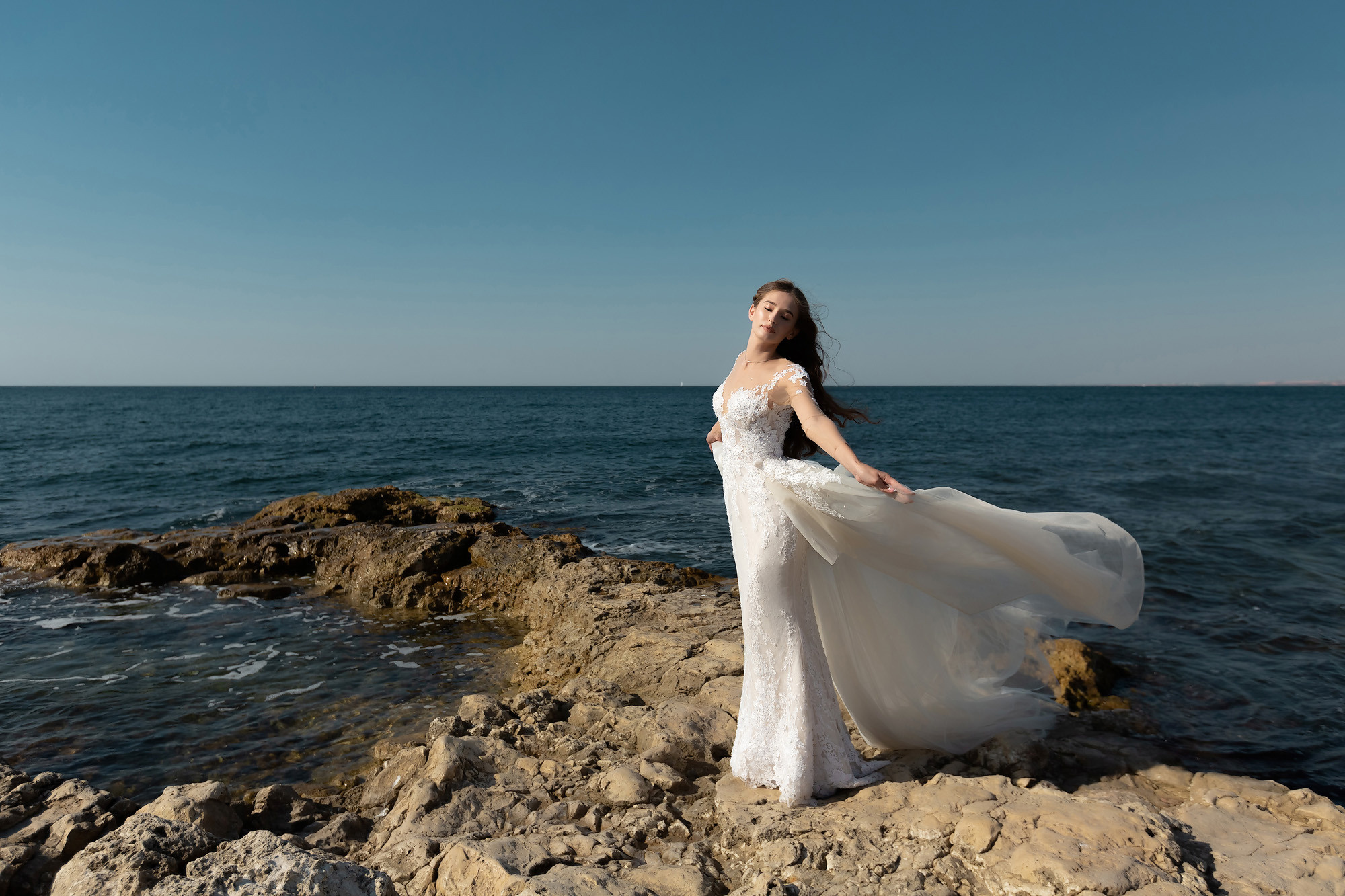 Вадик и Даша, свадебная фотосессия для двоих в заповеднике Херсонес. Свадебный фотограф, фотосъемка в Крыму, Севастополе, Симферополе, Ялте